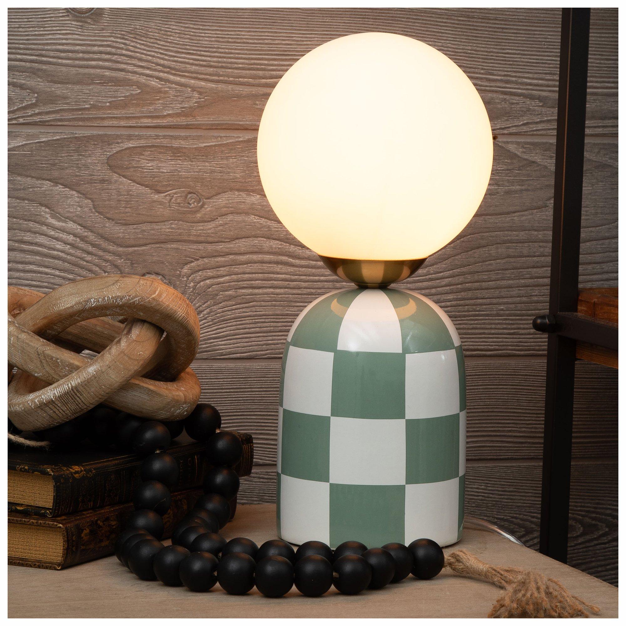 Checkered Table Lamp