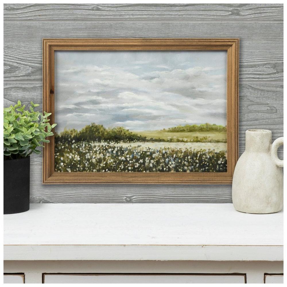 Cloudy Landscape Wood Wall Decor