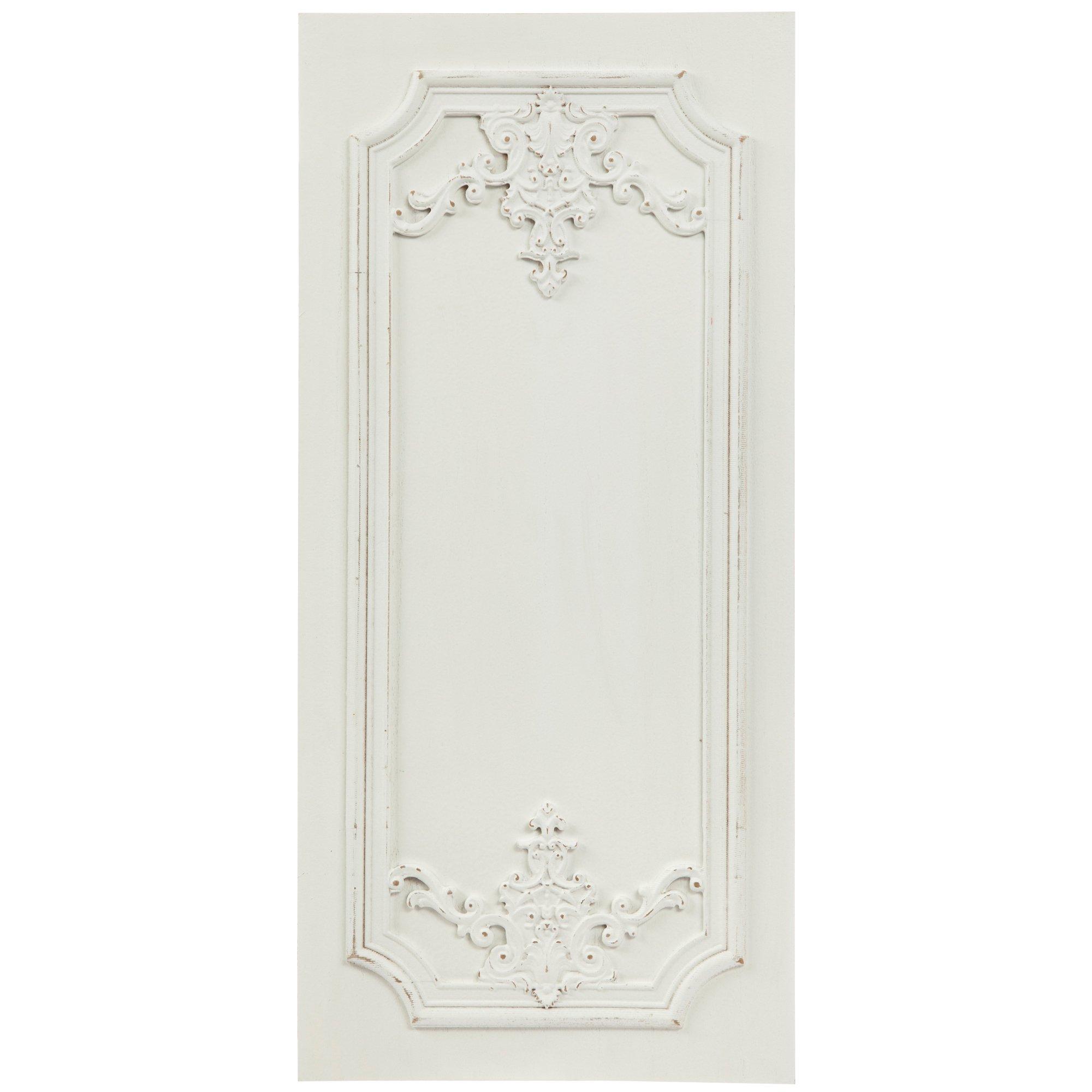 White Carved Wood Panel Wall Decor | Hobby Lobby | 2426336