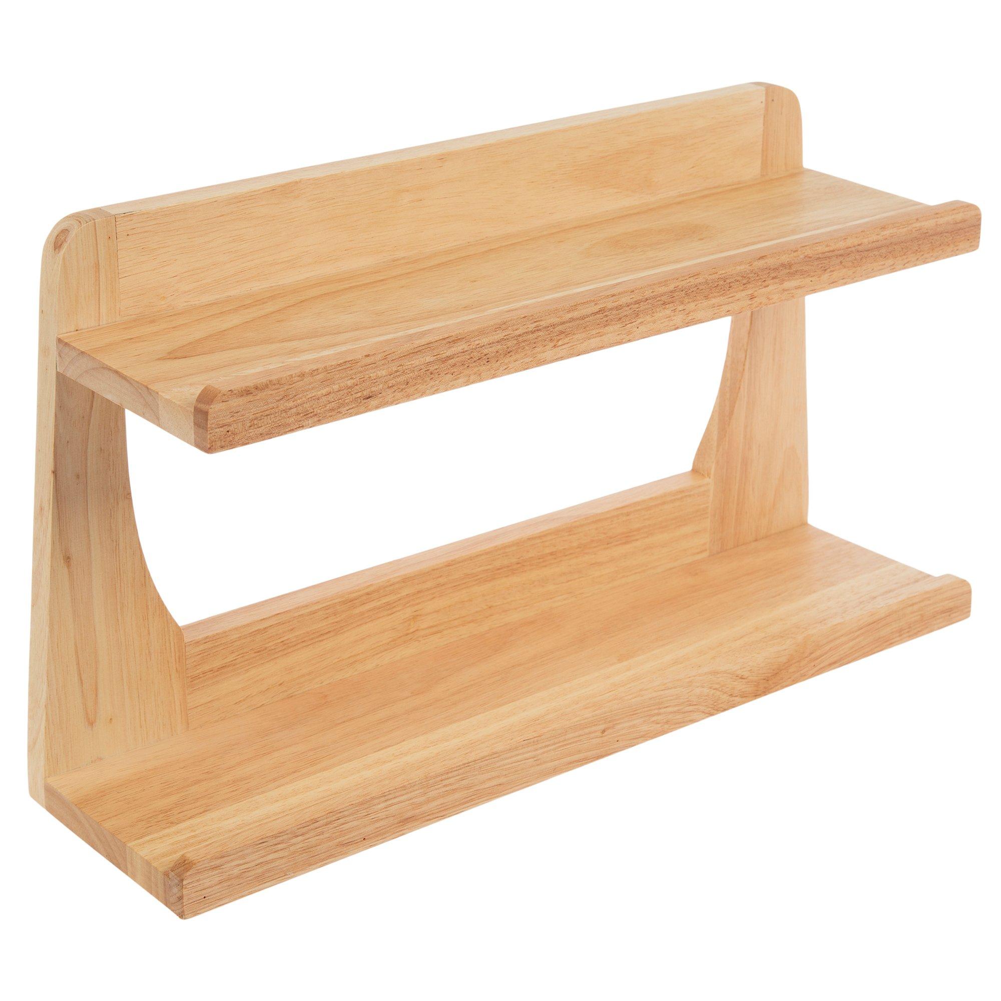 Two-Tiered Wood Wall Shelf | Hobby Lobby | 2426492