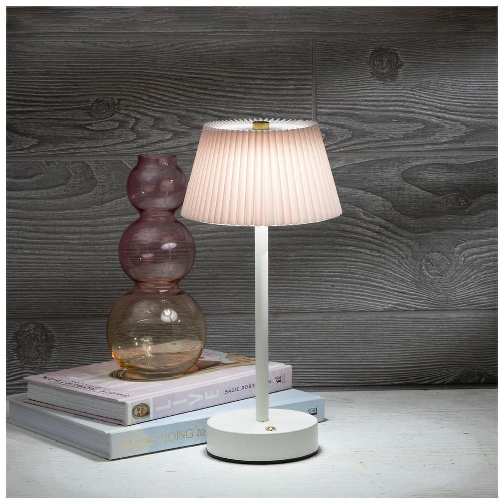Pink Pleated LED Touch Lamp | Hobby Lobby | 2427649