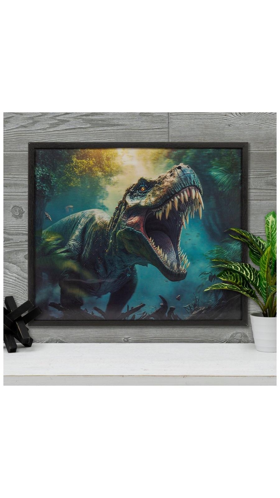 T-Rex Forest Lenticular Wall Decor | Hobby Lobby | 2428829