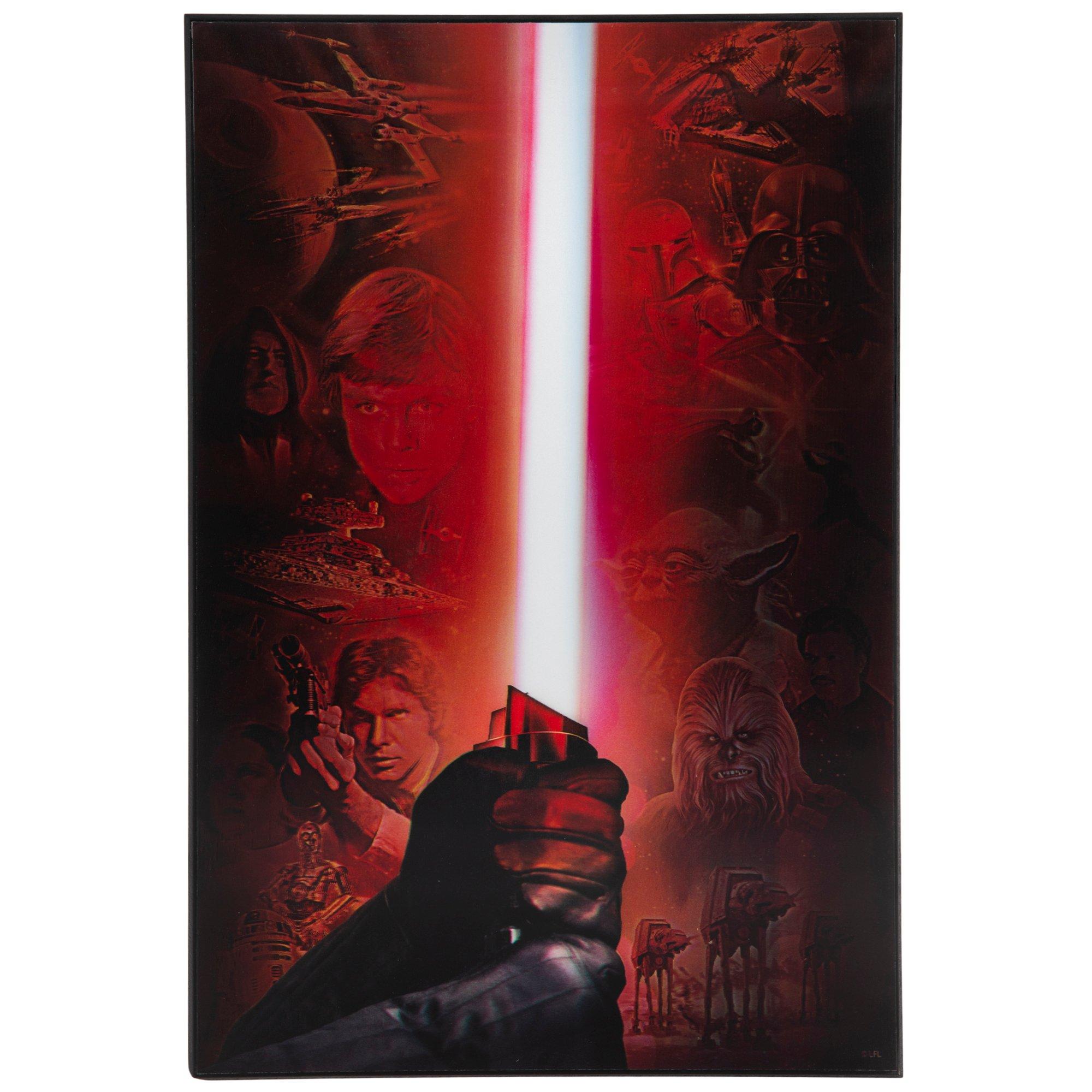 Lightsaber Lenticular Wood Wall Decor Hobby Lobby 2430387