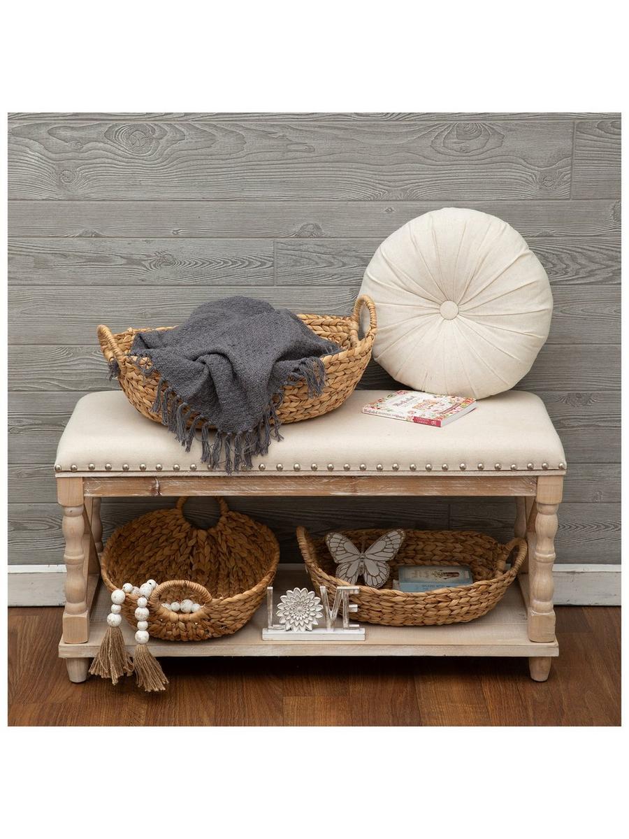 Water Hyacinth Oval Basket Set | Hobby Lobby | 2430981