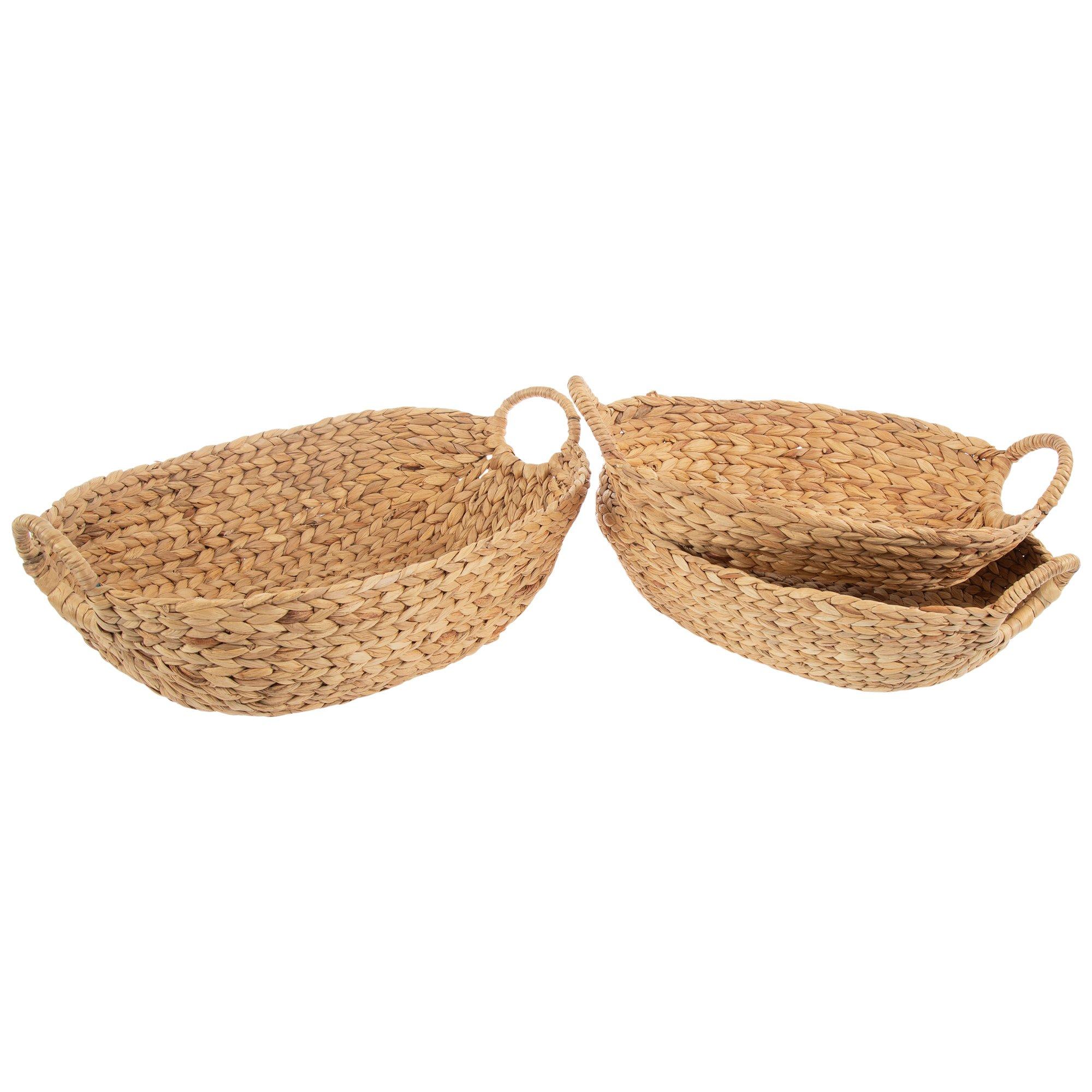 Water Hyacinth Oval Basket Set Hobby Lobby 2430981