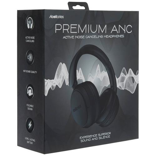 Black Noise Canceling Wireless Headphones