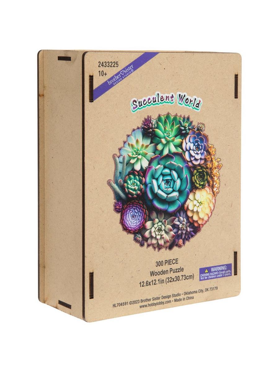 REVERIE 300×3雑貨 インテリア Succulent World Wood Puzzle | Hobby Lobby | 2433225
