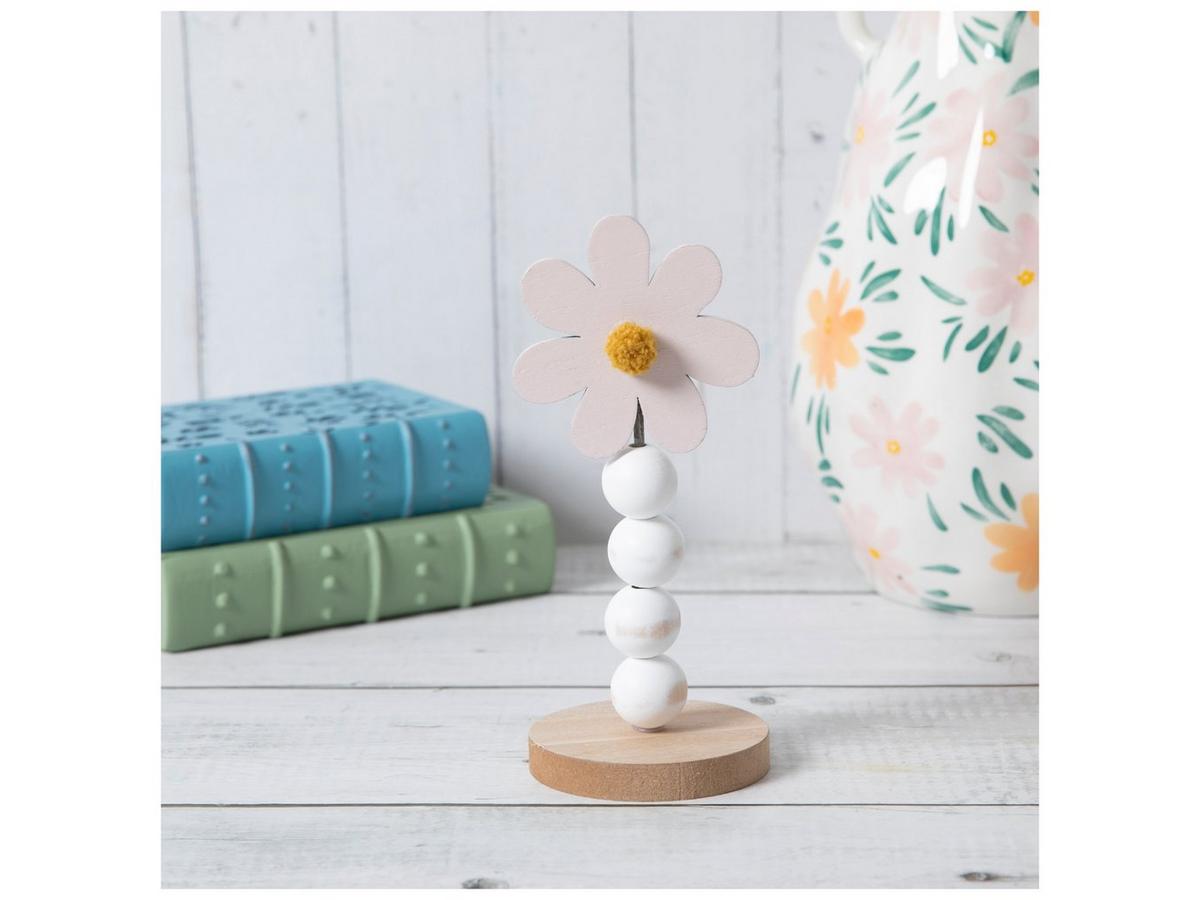 Beaded Daisy Wood Decor | Hobby Lobby | 2433431