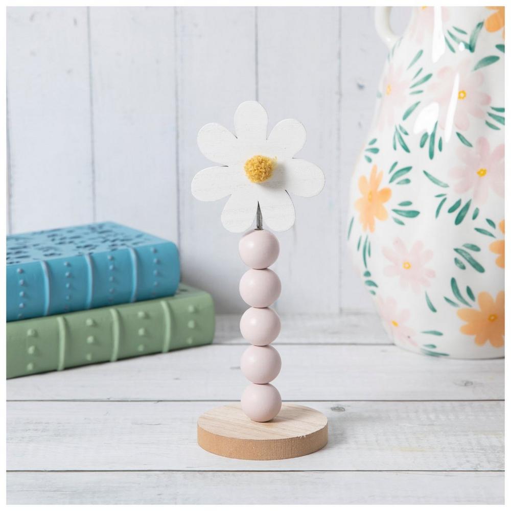 Beaded Daisy Wood Decor | Hobby Lobby | 2433449