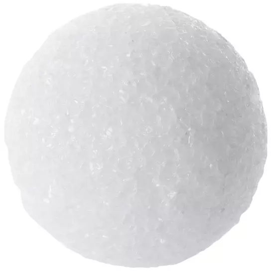 FloraCraft Ball - Styrofoam - 5-inch - 1 piece - White