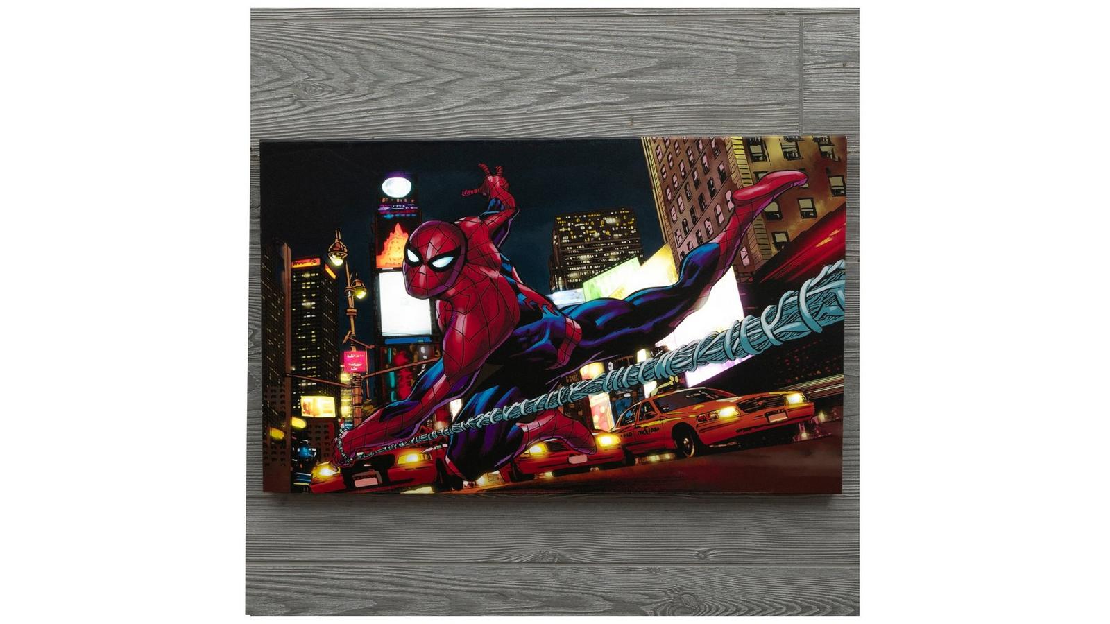 Light Up Spider-Man Canvas Wall Decor | Hobby Lobby | 2433811