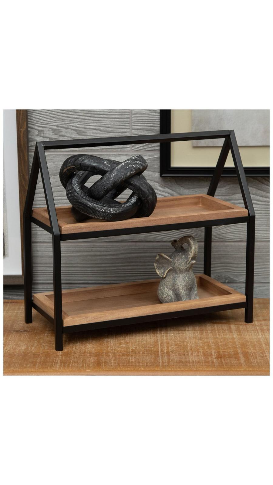 Three Tier Hobby Lobby Wall Shelf With Metal Baskets Hobby Lobby