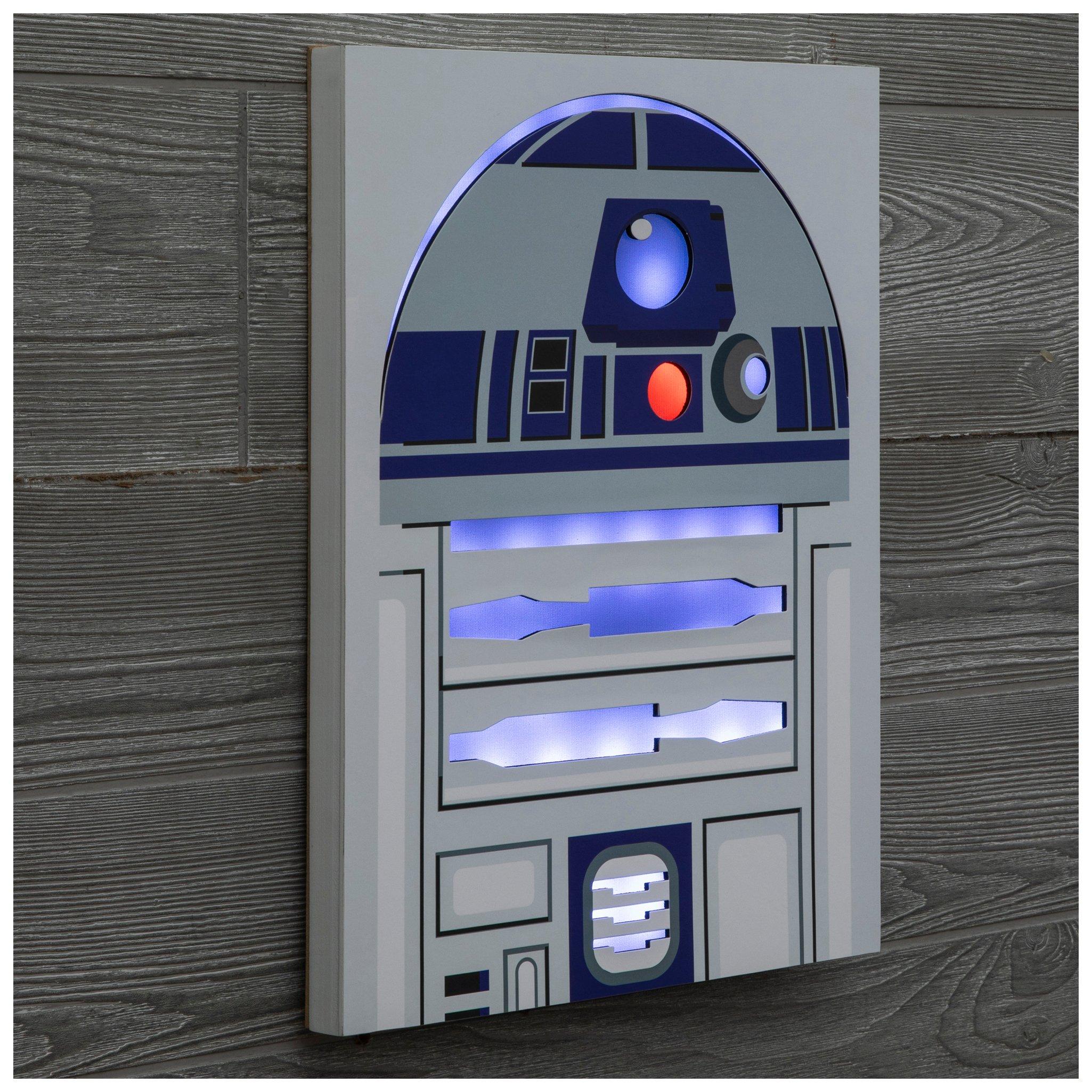 Light Up R2D2 Wood Wall Decor Hobby Lobby 2433860