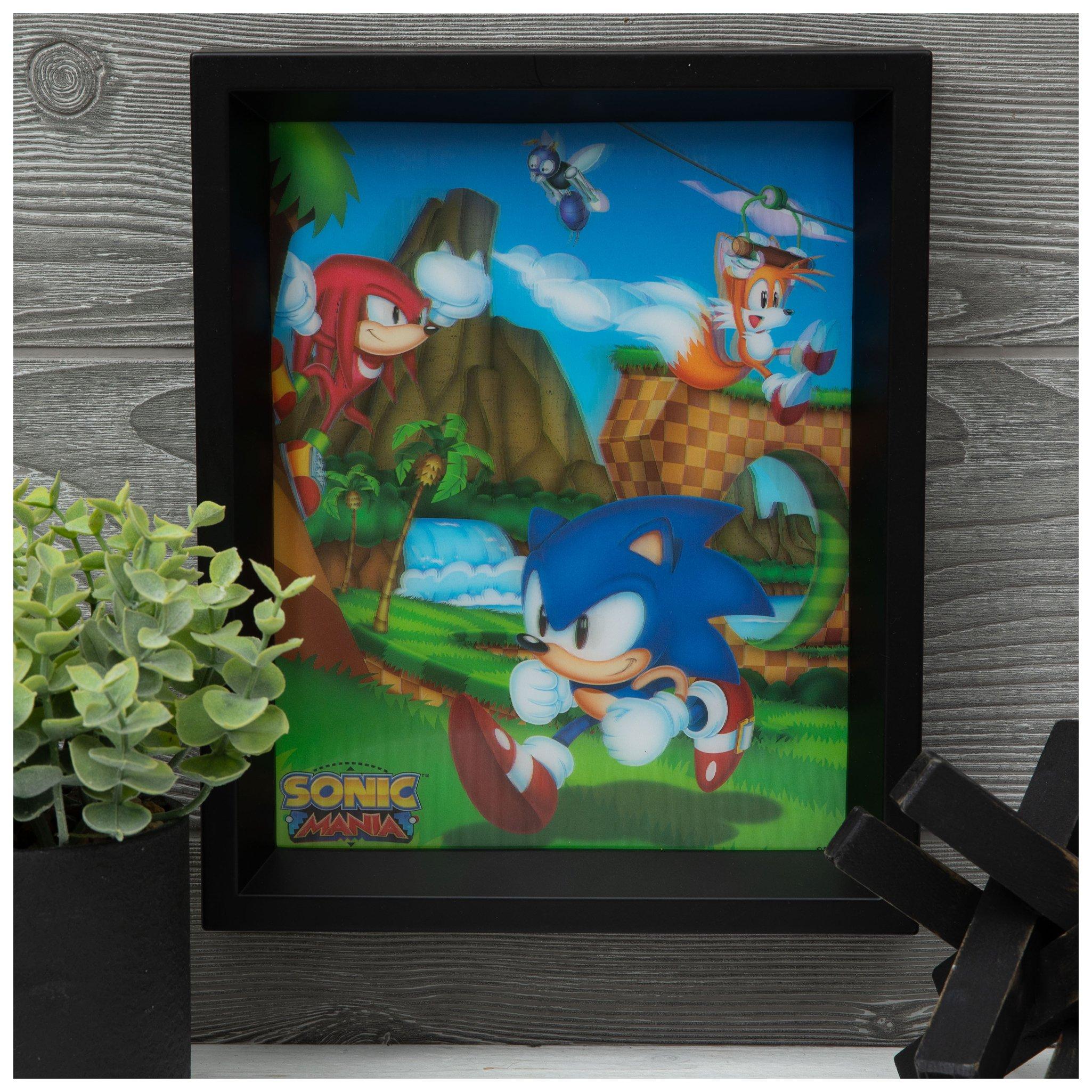 Sonic 3D Lenticular Wood Wall Decor