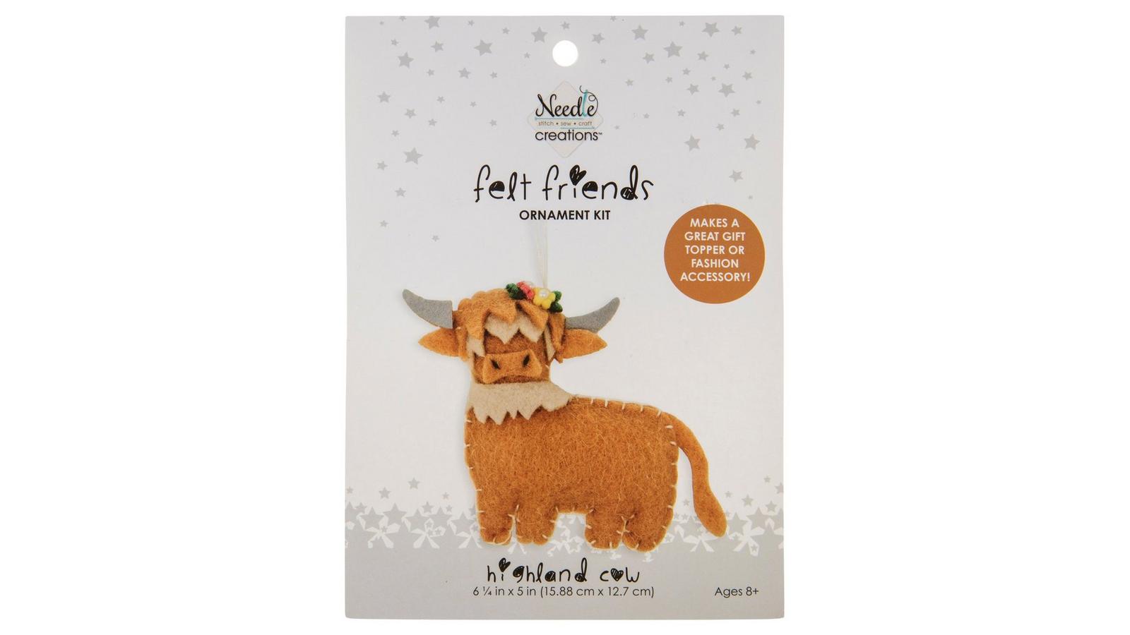 Koe kerstboomversieringen - 2D acryl hoogland koe standbeeld kerstversiering | Kerstboomhanger Ornament Multifunctioneel boerderij Kerstkoe Decor voor wanddecoratie Yinghai
