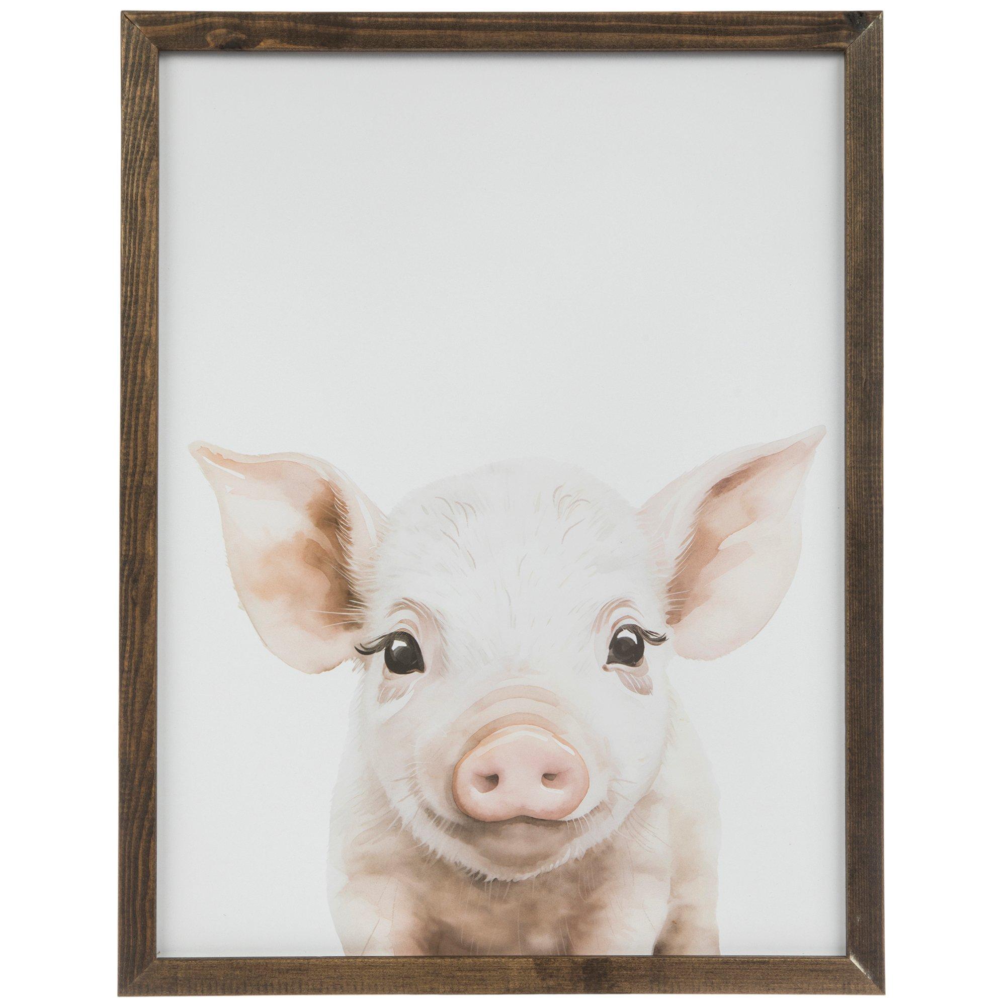 Baby Pig Framed Wall Decor Hobby Lobby 2435071