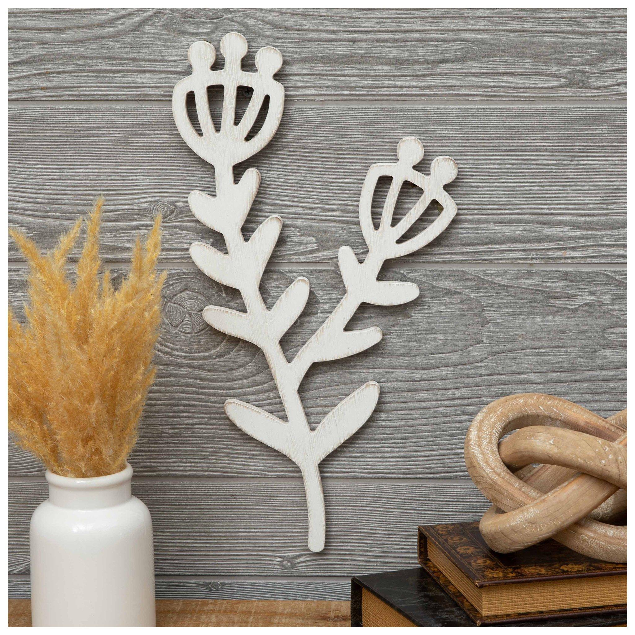 White Flower Wood Wall Decor | Hobby Lobby | 2435105