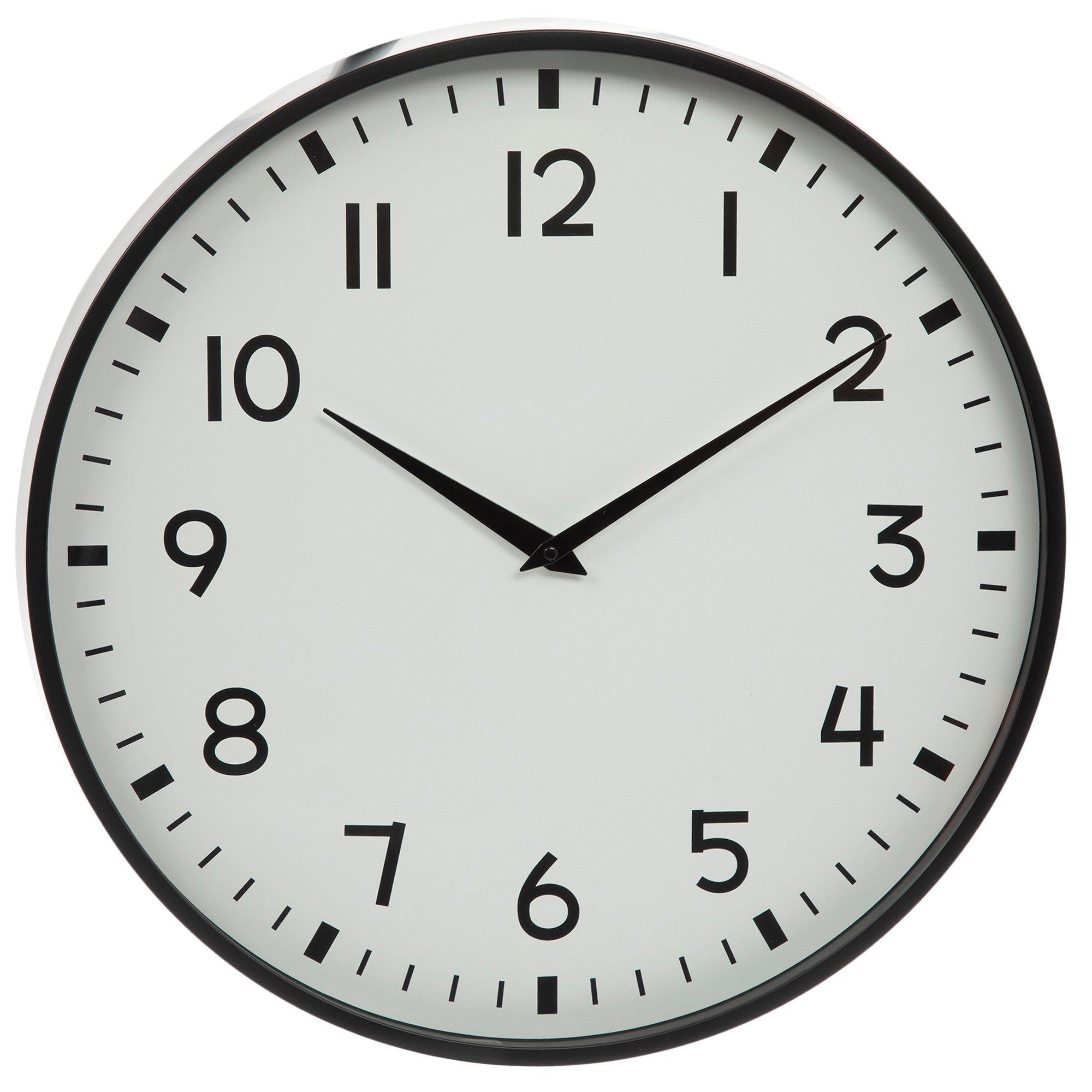 Black & White Modern Wall Clock | Hobby Lobby | 2435378