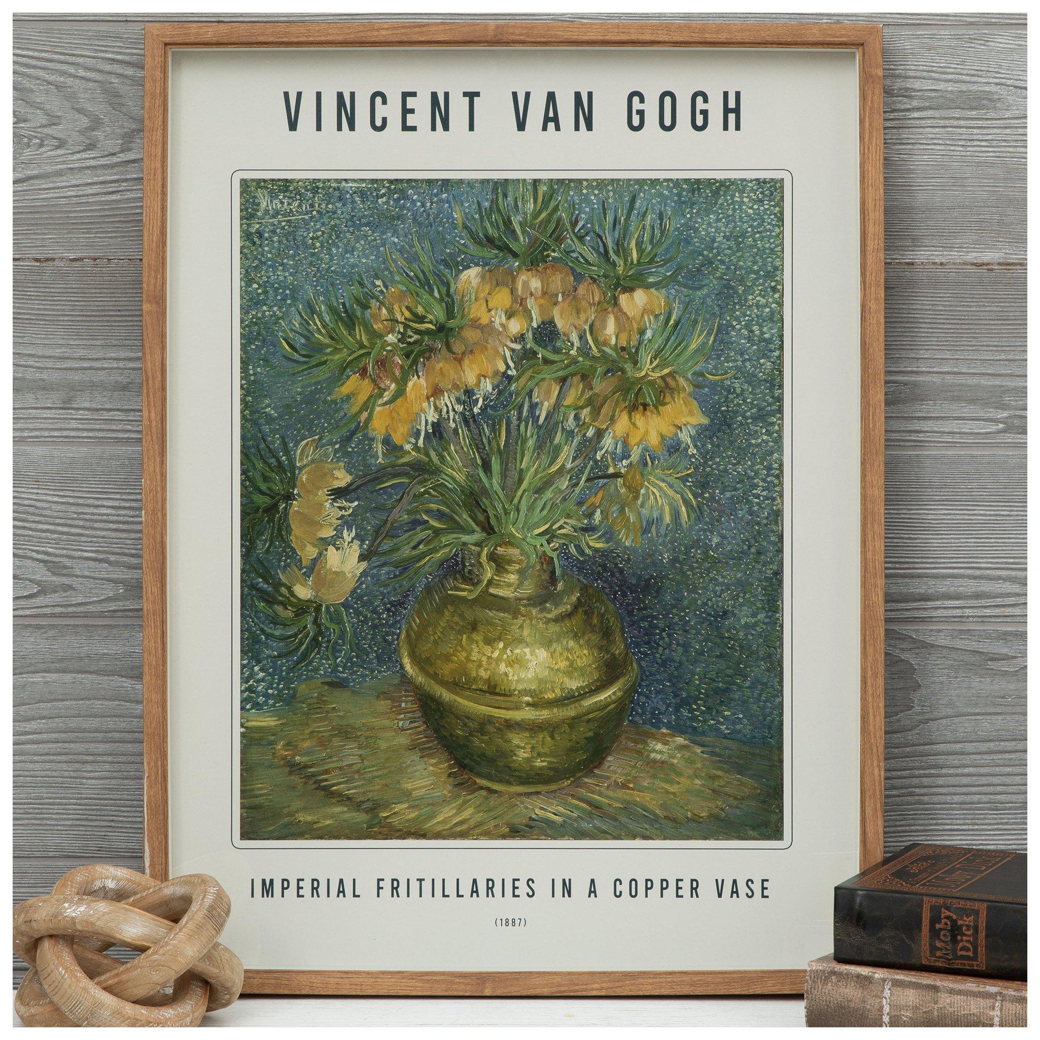 Van Gogh Imperial Fritillaries Framed Wall Decor