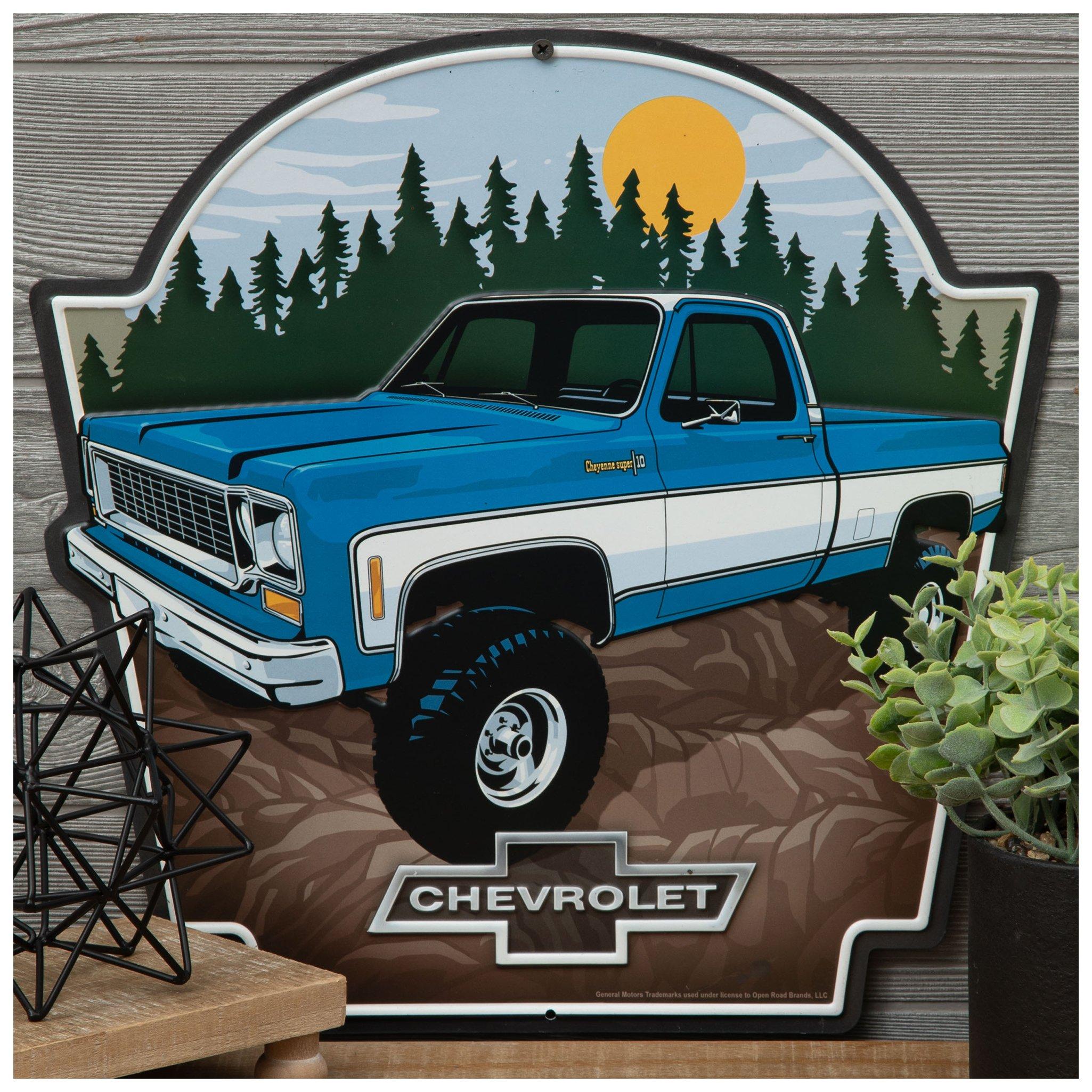 Blue Chevy Truck Metal Wall Decor | Hobby Lobby | 2435782