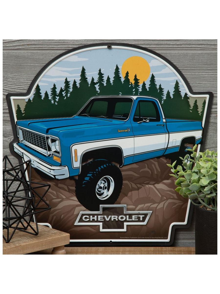 Blue Chevy Truck Metal Wall Decor | Hobby Lobby | 2435782