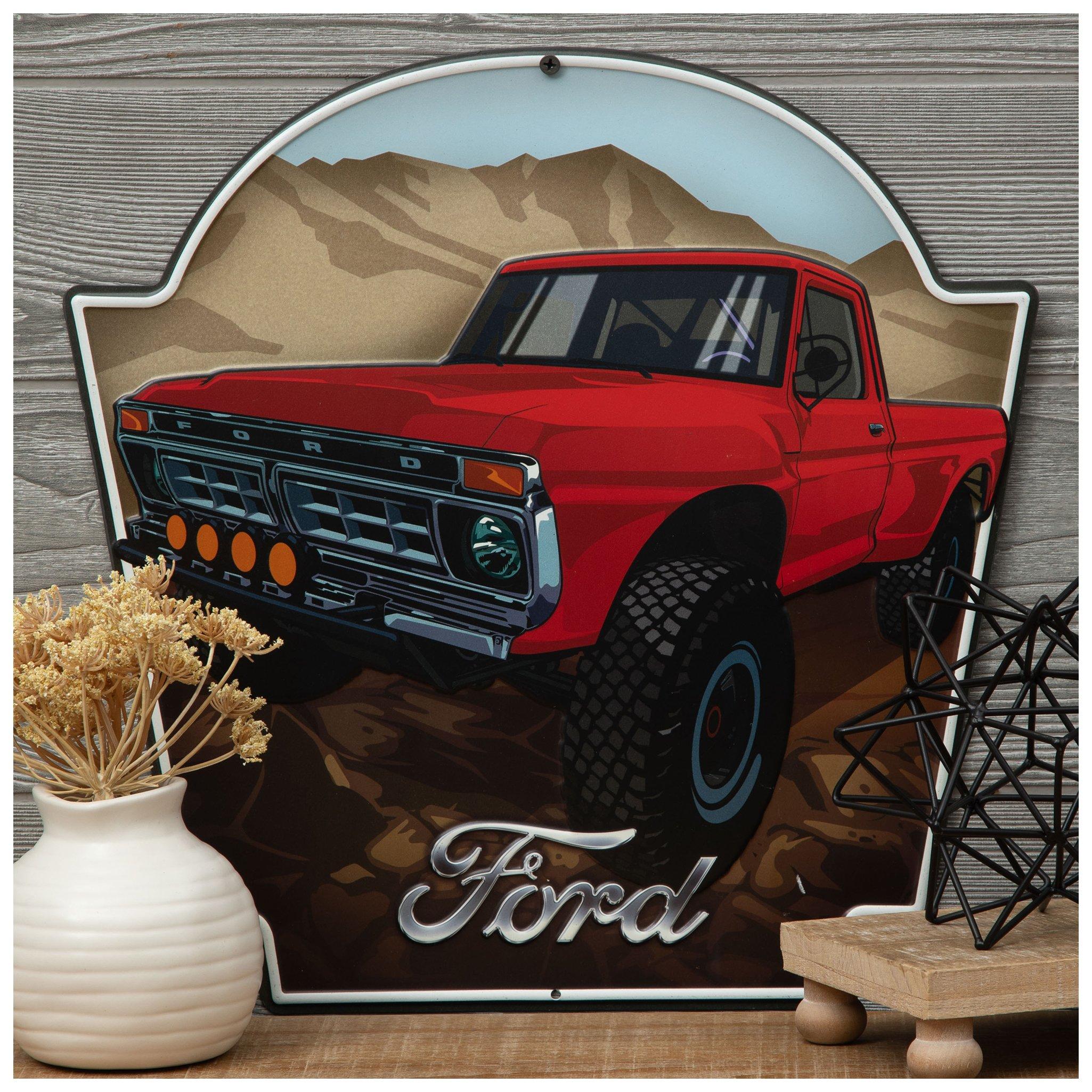 Red Ford Truck Metal Wall Decor | Hobby Lobby | 2435790