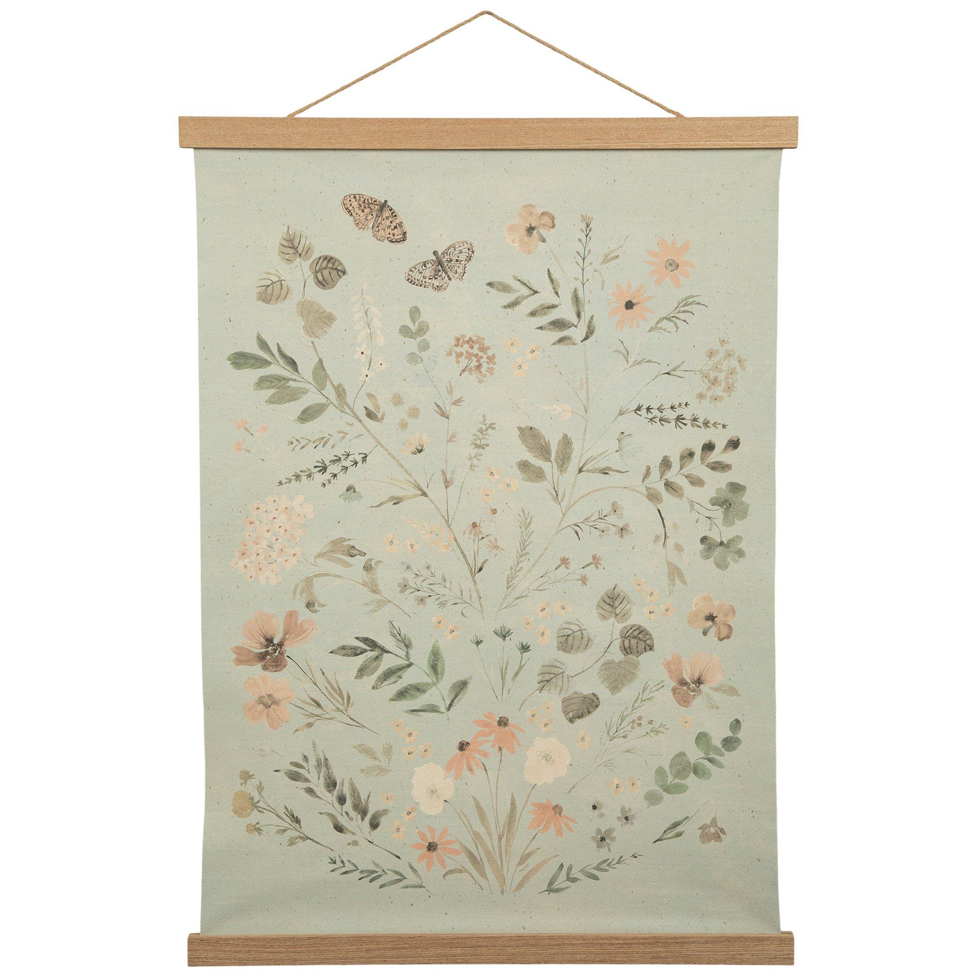 Botanicals & Butterflies Tapestry Wall Decor Hobby Lobby 2436657