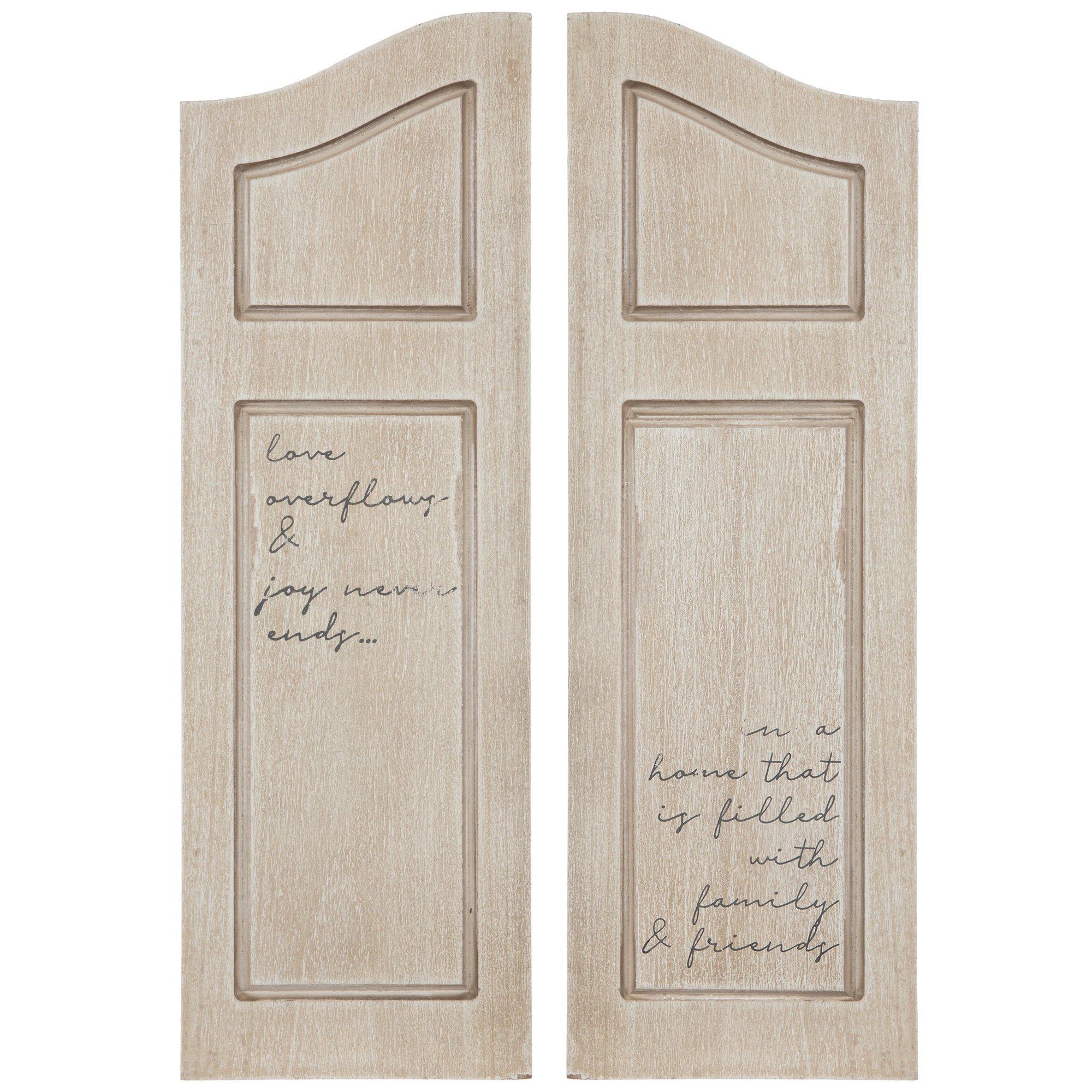 Love, Joy, Home Shutters Wood Wall Decor Set Hobby Lobby 2436830