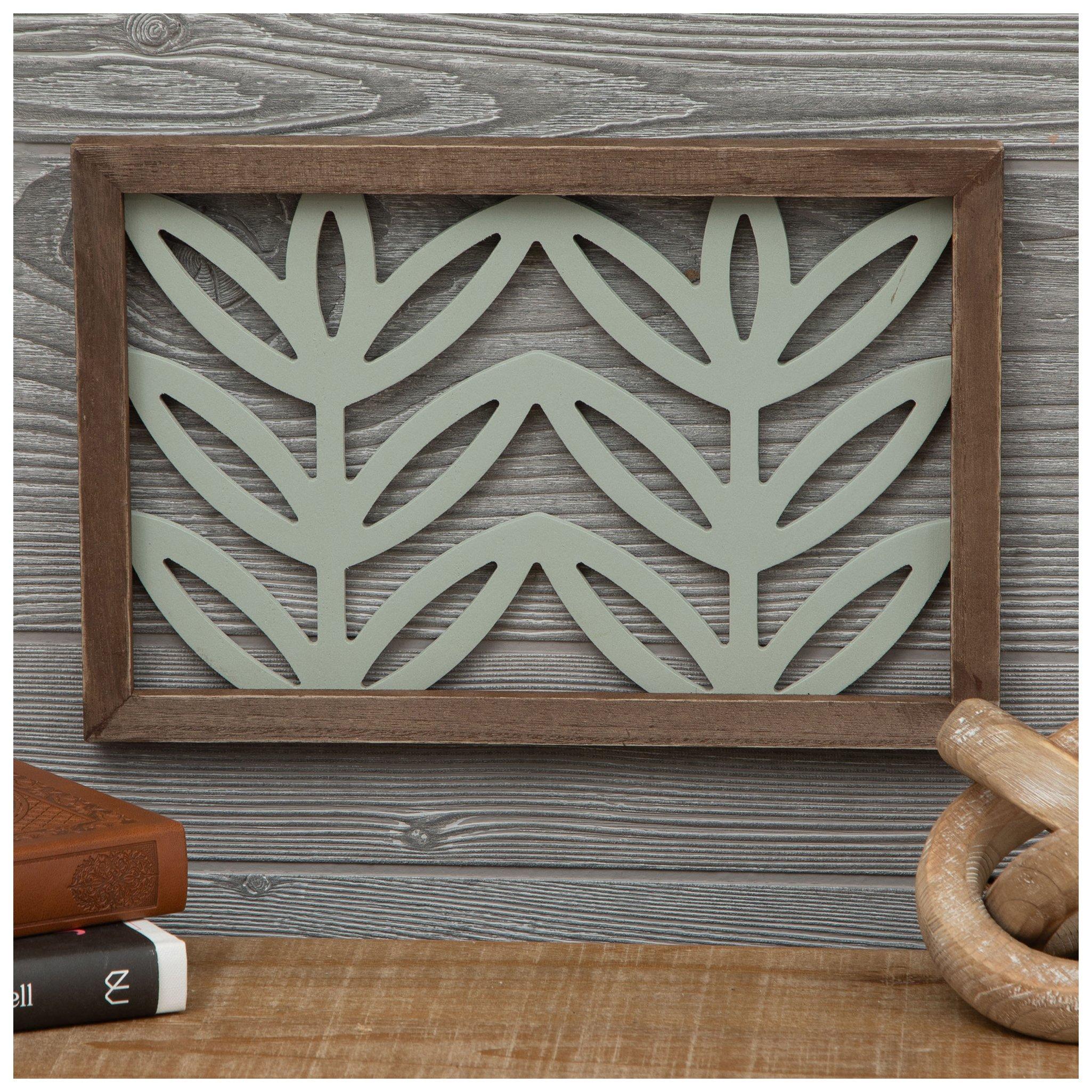 Sage Leaf Cutouts Wood Wall Decor | Hobby Lobby | 2436939