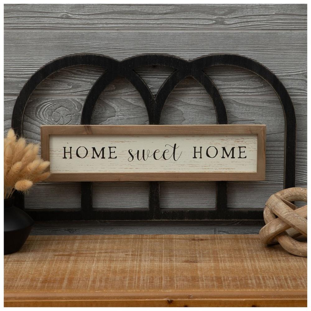 Home Sweet Home Arched Wood Wall Decor