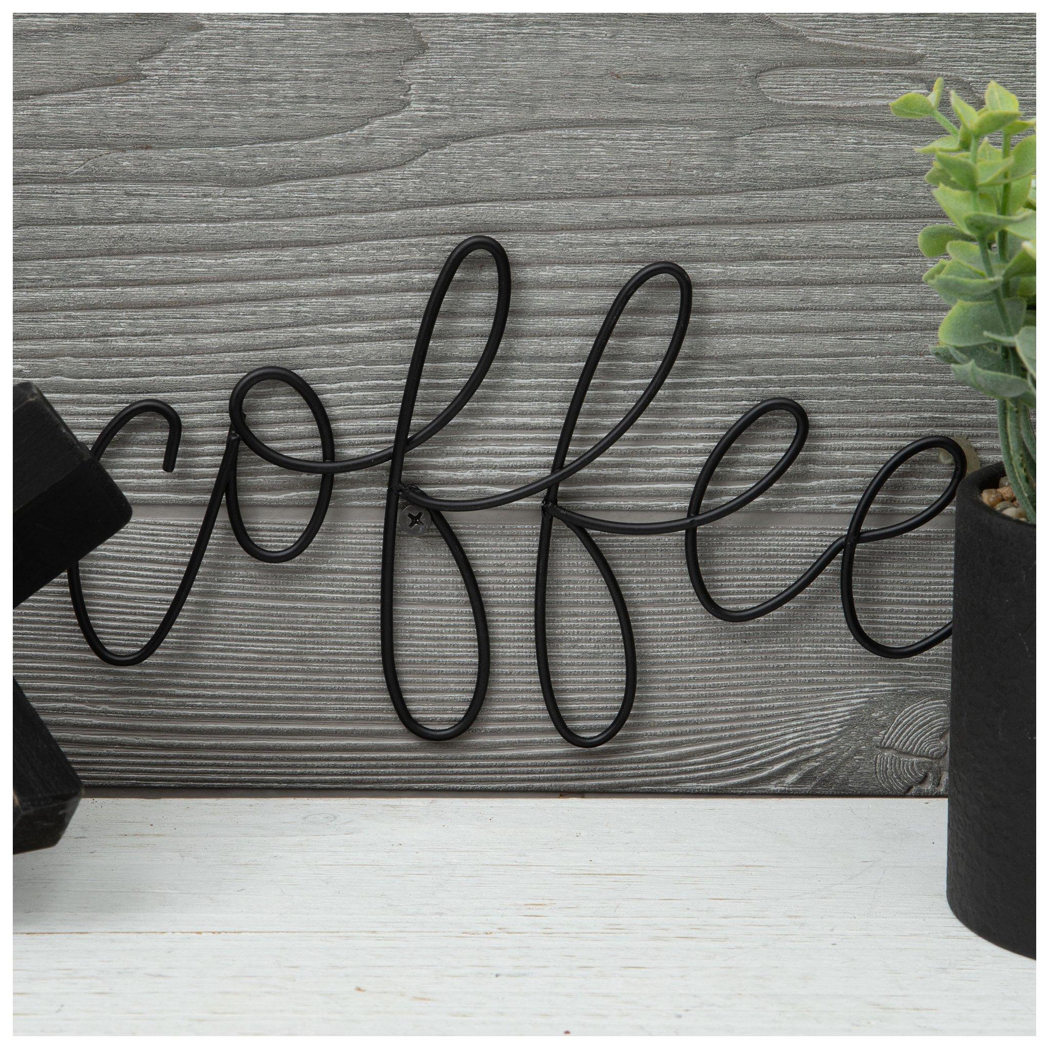 Coffee Metal Wall Decor