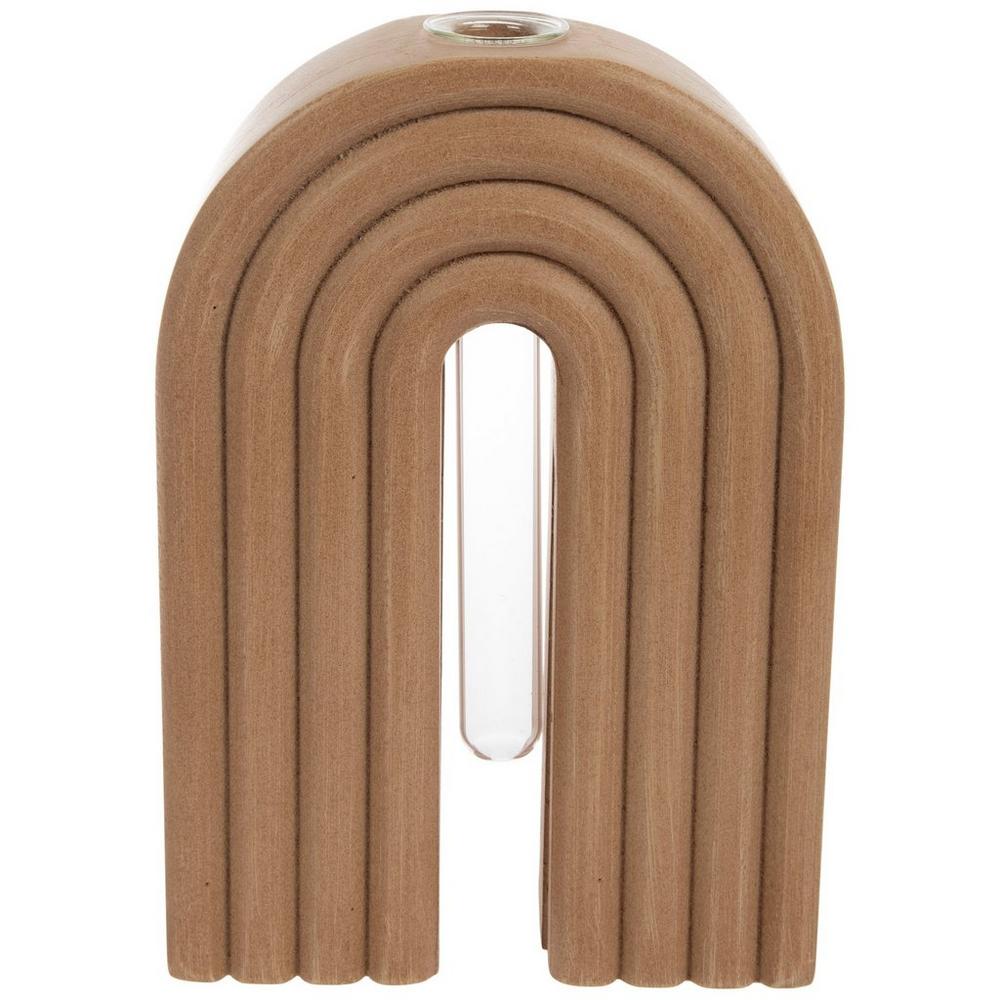 Wood Arch With Tube Planter