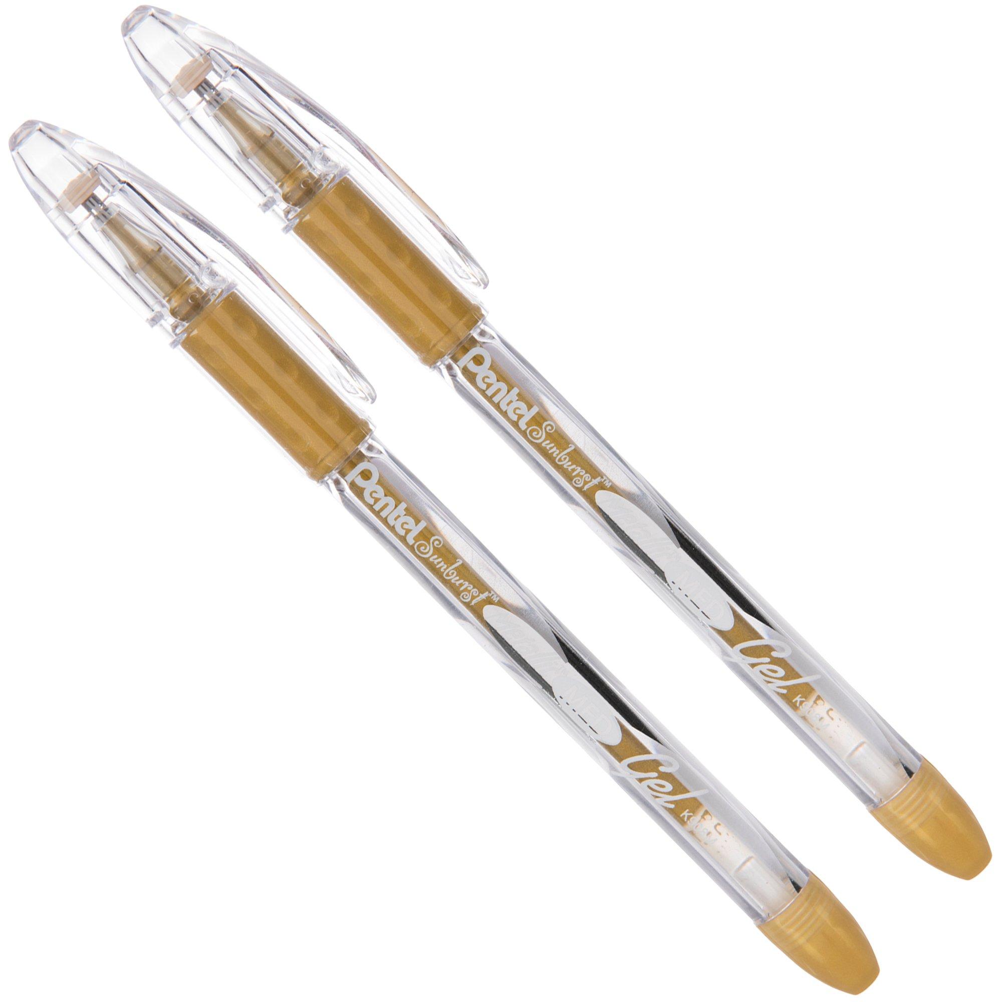 Pentel Sunburst Metallic Gel Pens 2 Piece Set Hobby Lobby 243824