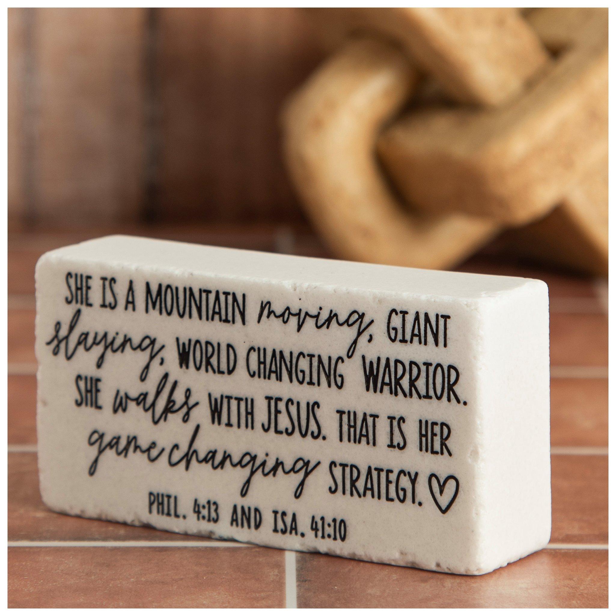 Philippians 4:13 & Isaiah 41:10 Stone Decor | Hobby Lobby | 2438554