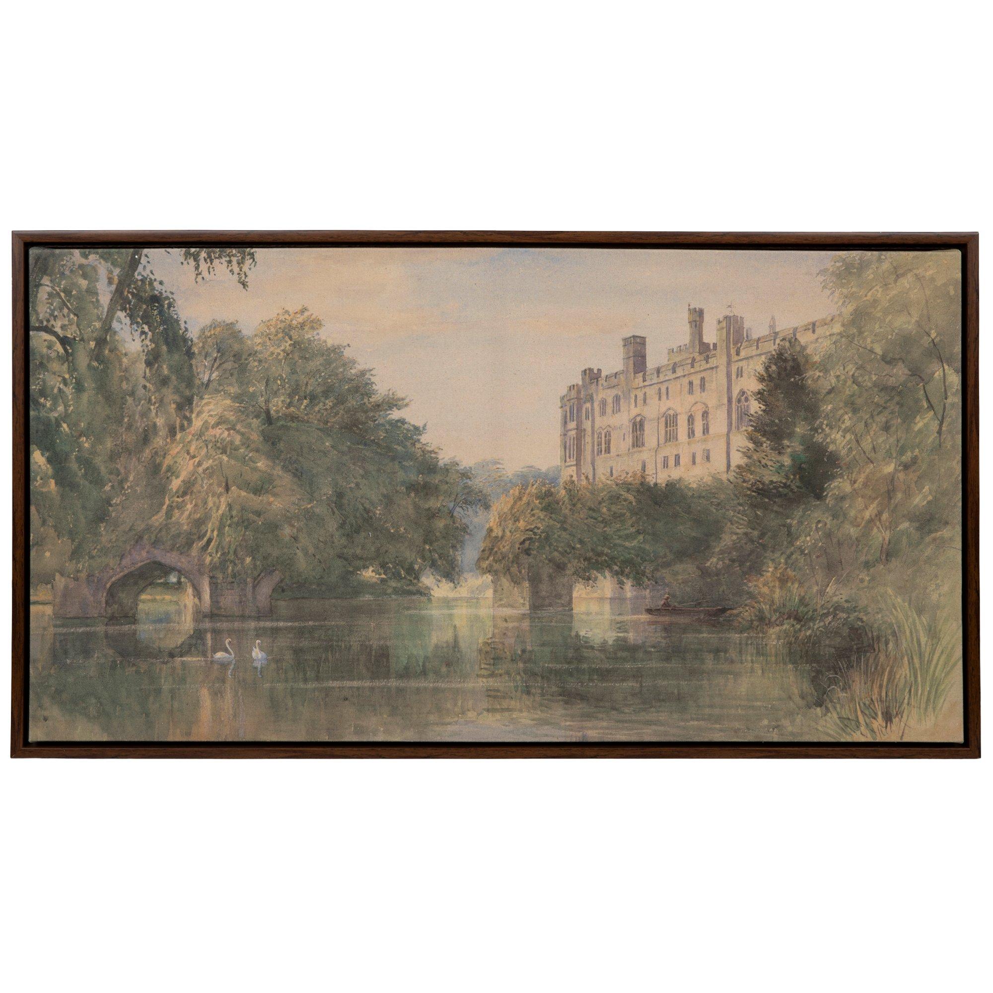 Vintage Castle Canvas Wall Decor | Hobby Lobby | 2439669