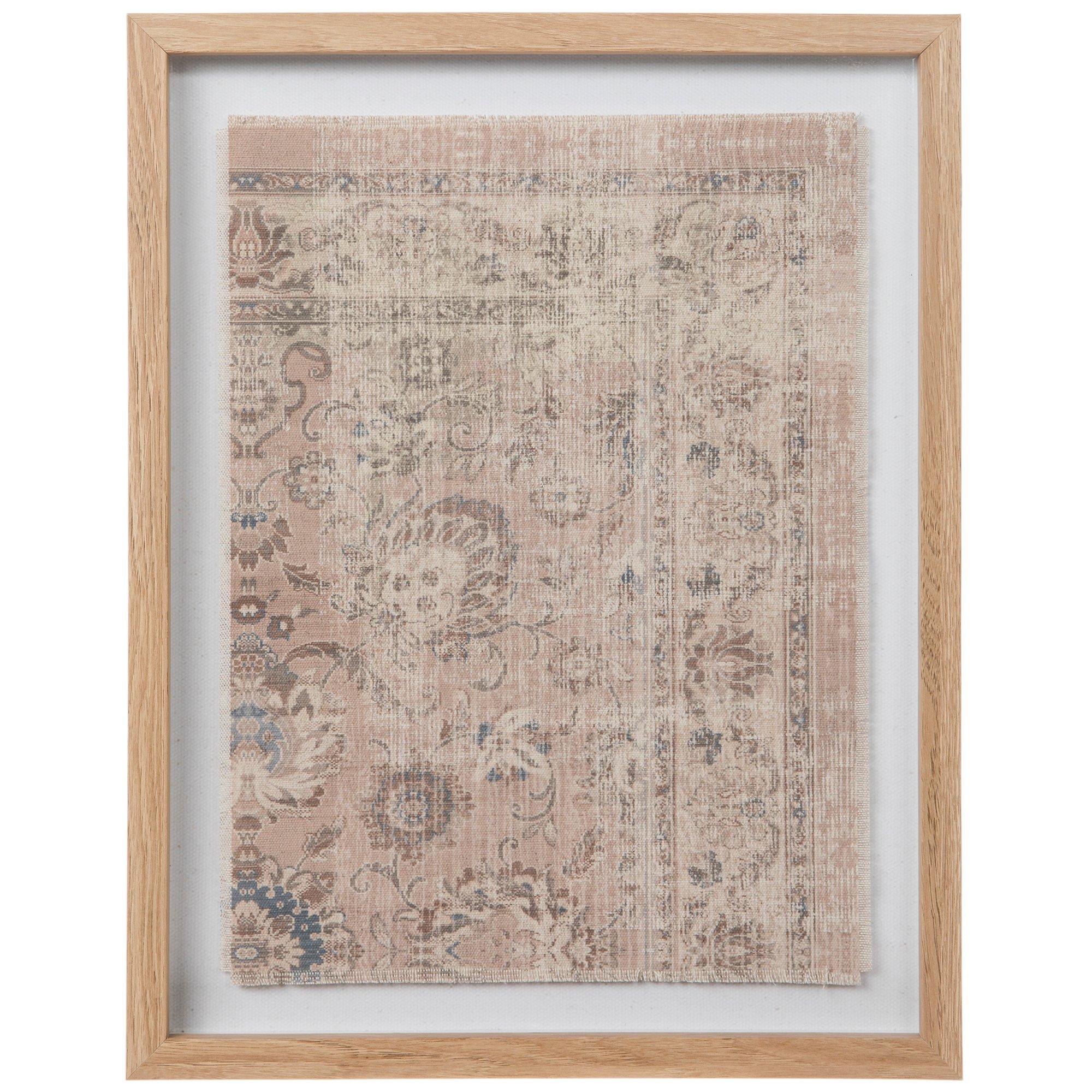 Vintage Textile Framed Wall Decor | Hobby Lobby | 2439701