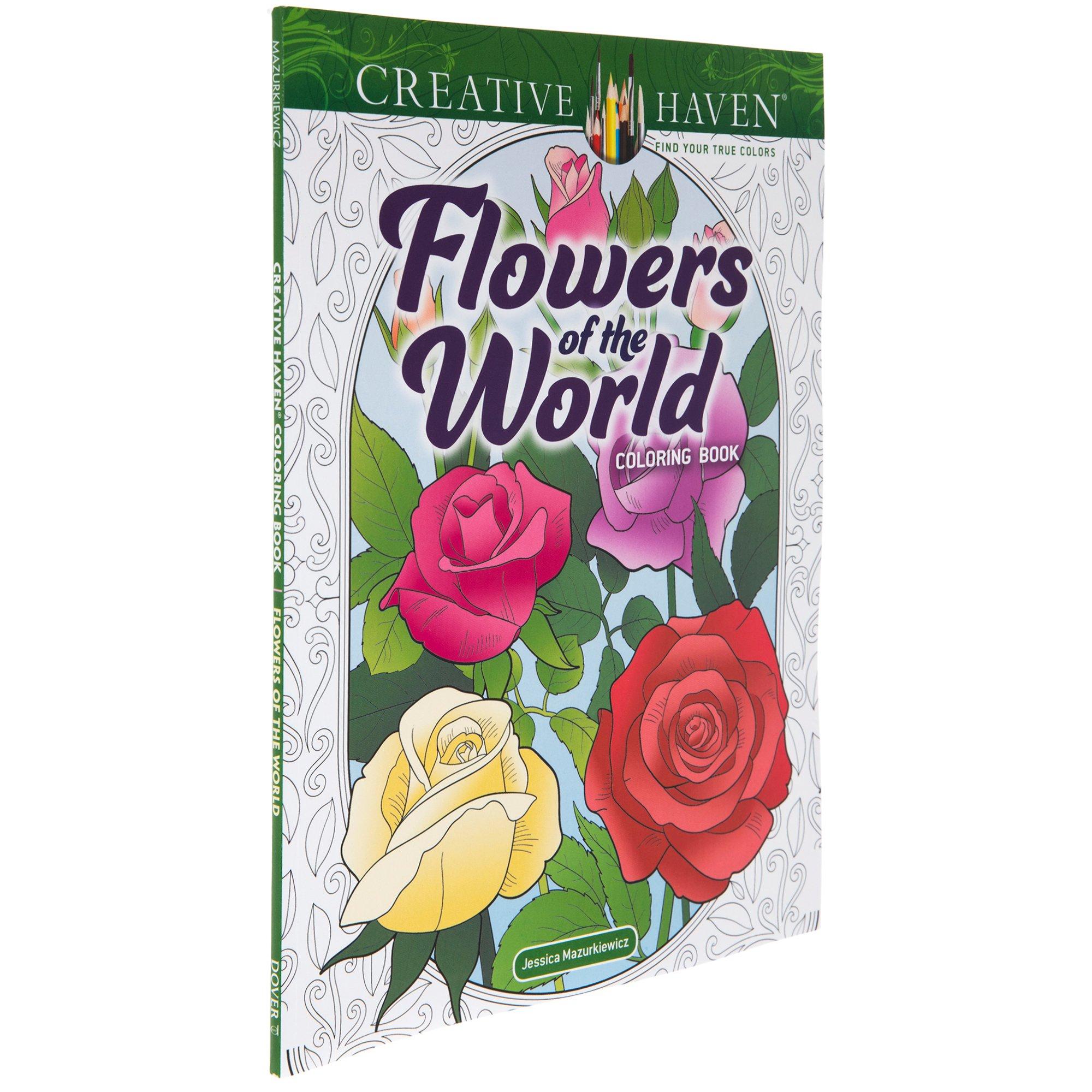 Flowers Of The World Coloring Book Hobby Lobby 2440758