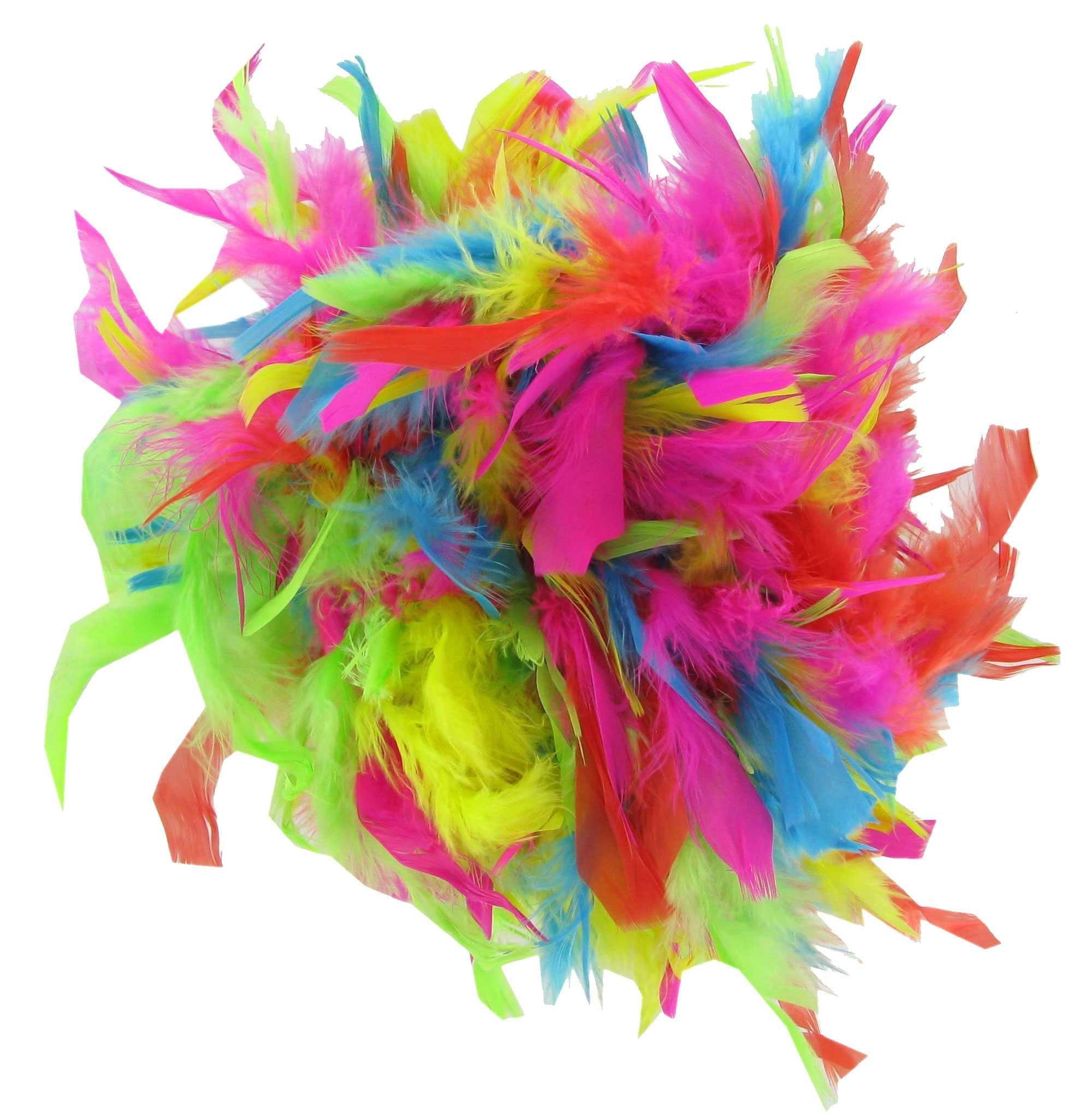  obmwang 12pcs Assorted Colors Feather Boas, Women
