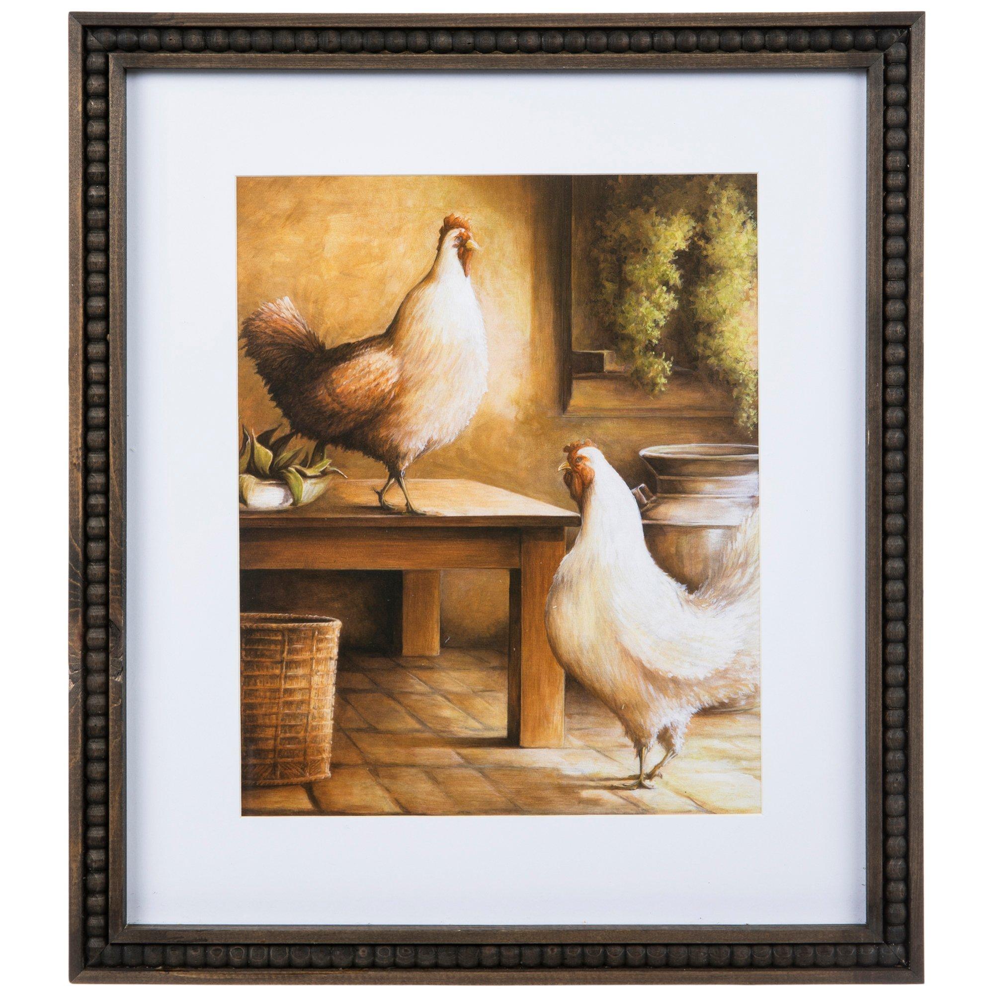 Chickens In The Kitchen Framed Wall Decor | Hobby Lobby | 2441830