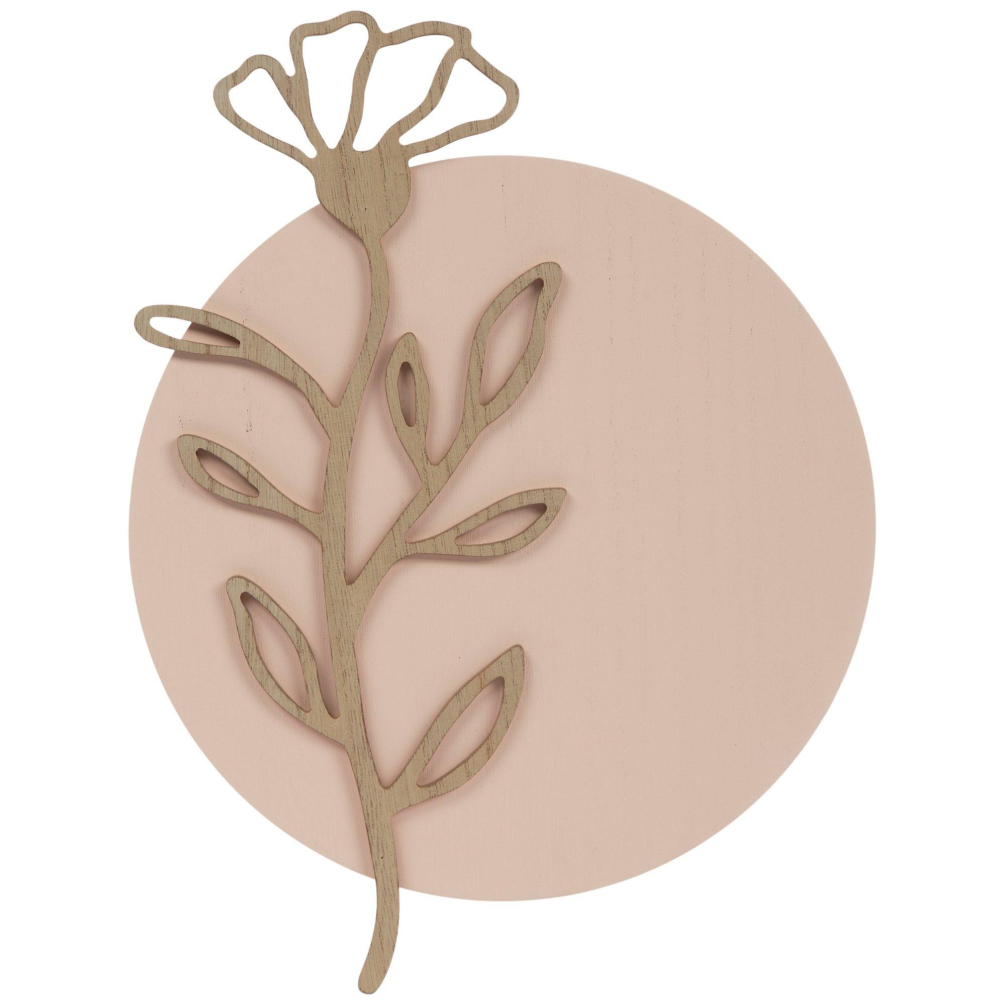 Boho Floral Cutout Wood Wall Decor | Hobby Lobby | 2442234