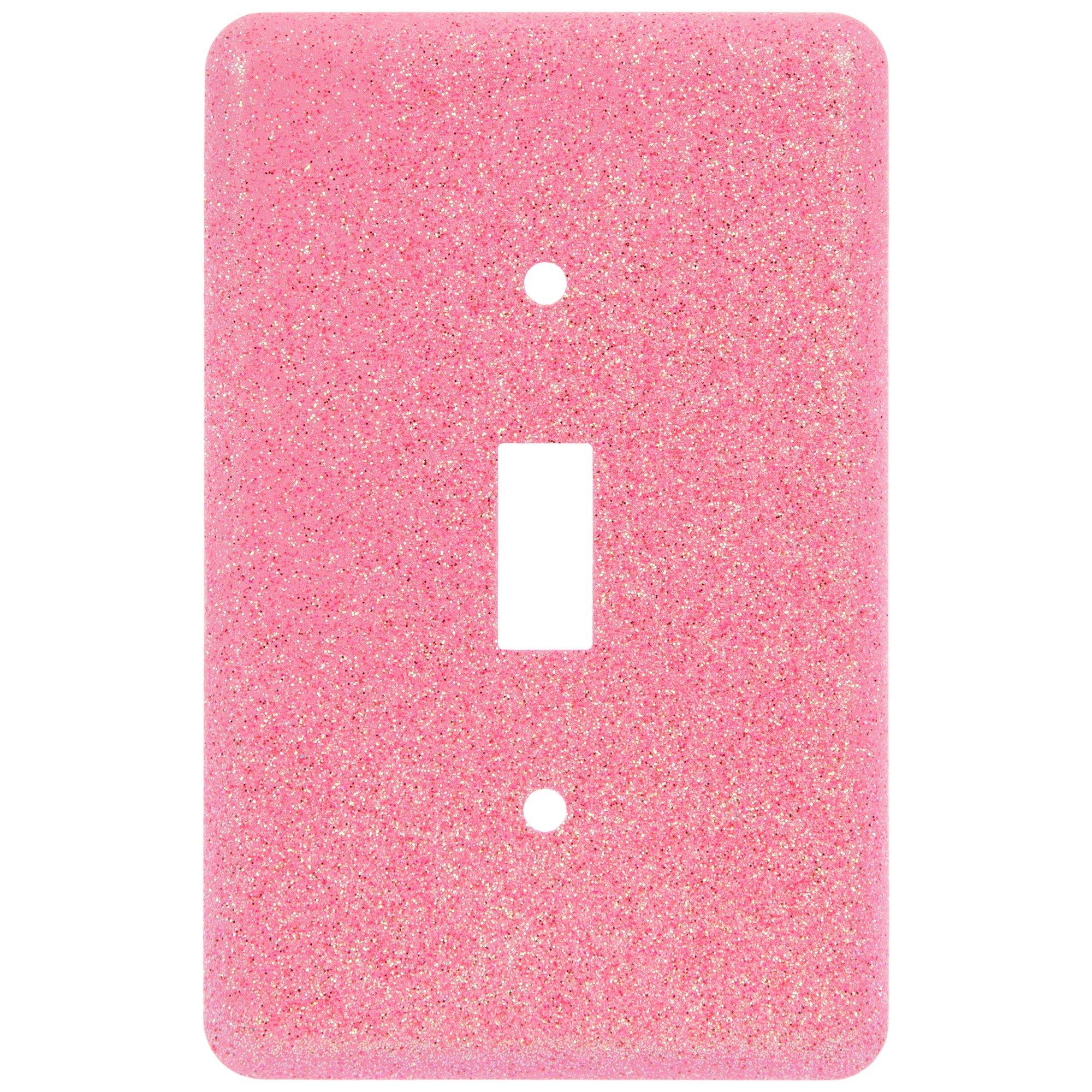 Glitter Metal Single Switch Plate