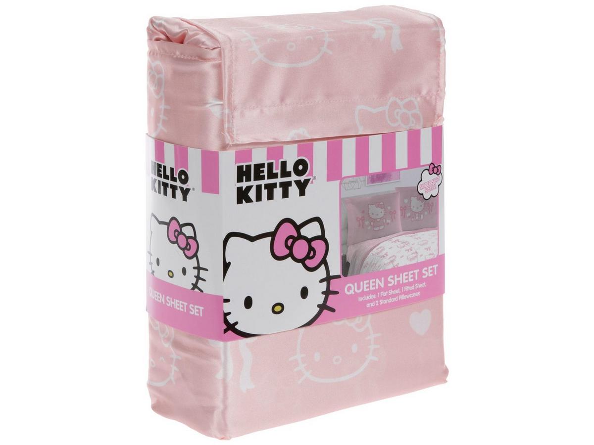 Hello Kitty Satin Sheet & Pillowcase Set | Hobby Lobby | 2445336