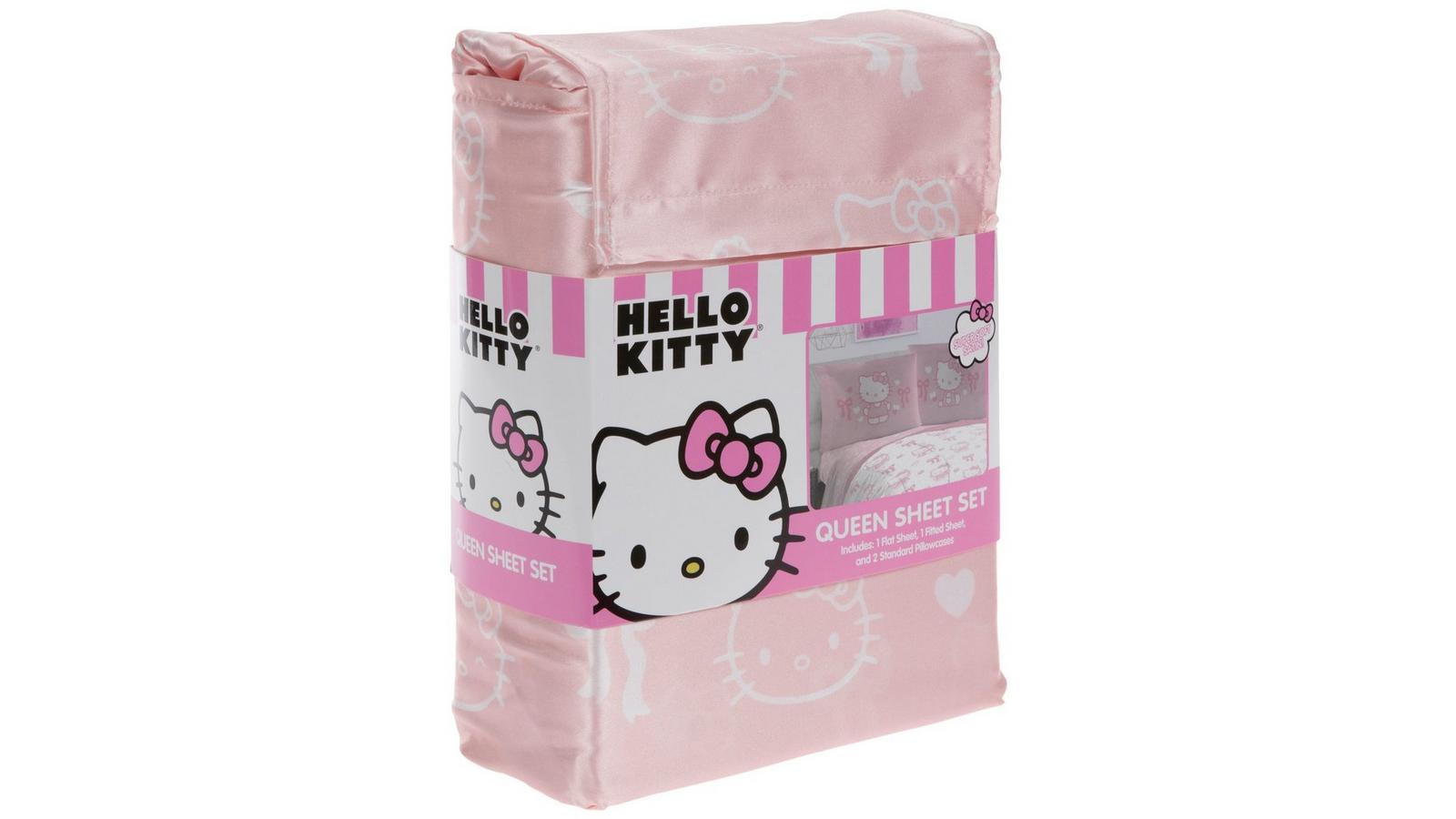 Hello Kitty Satin Sheet & Pillowcase Set | Hobby Lobby | 2445336