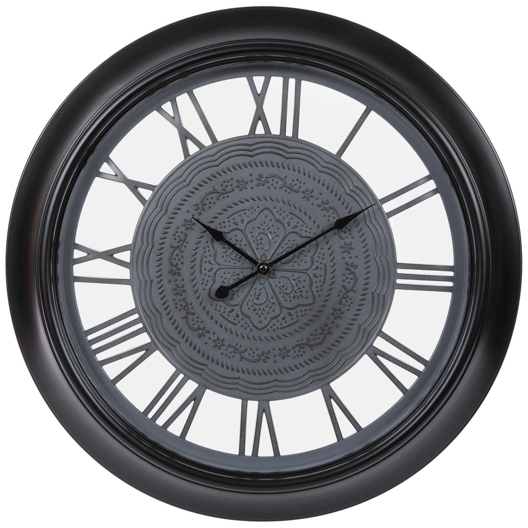 Black & Gray Medallion Wall Clock Hobby Lobby 2448165