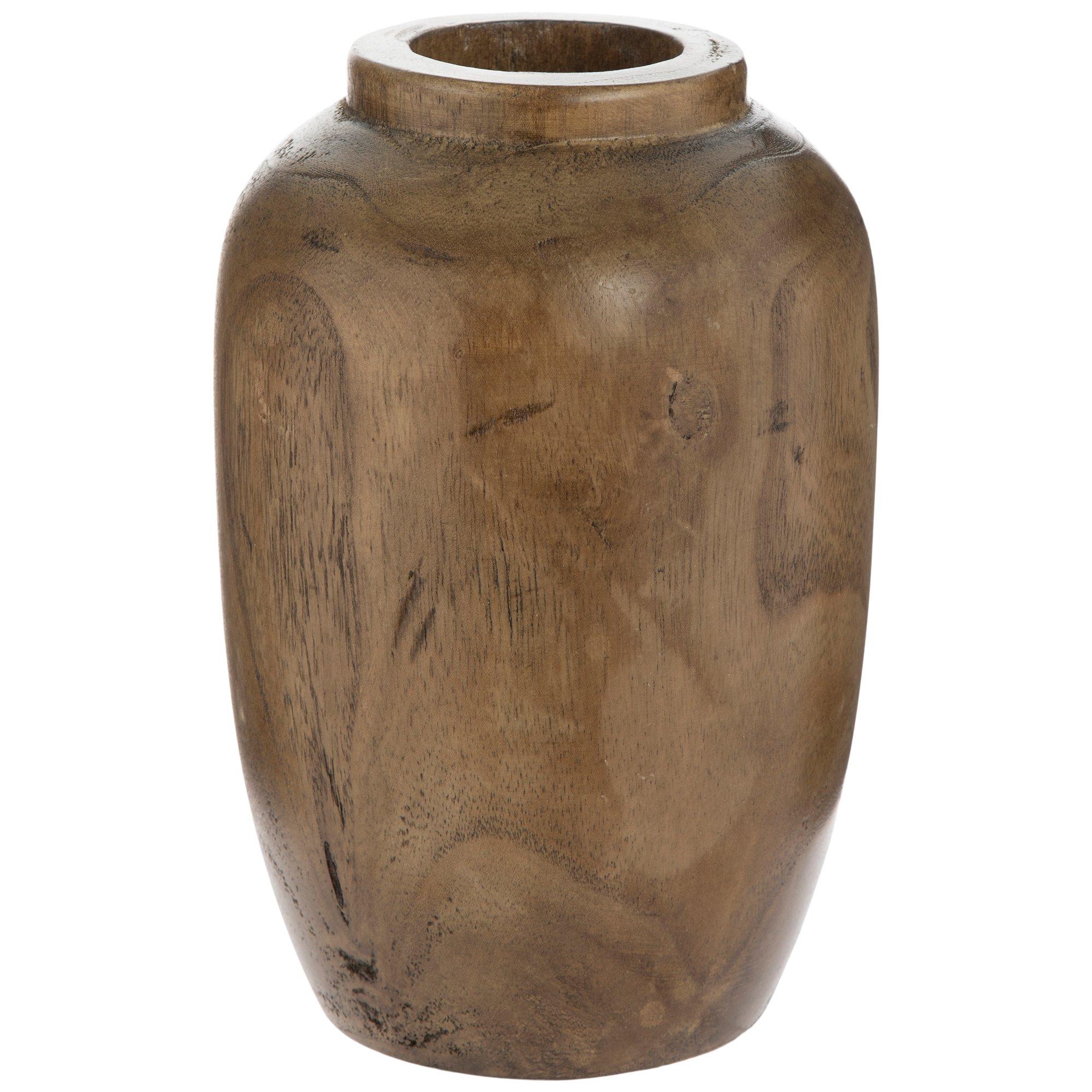 Paulownia Wood Lipped Vase | Hobby Lobby | 2449049