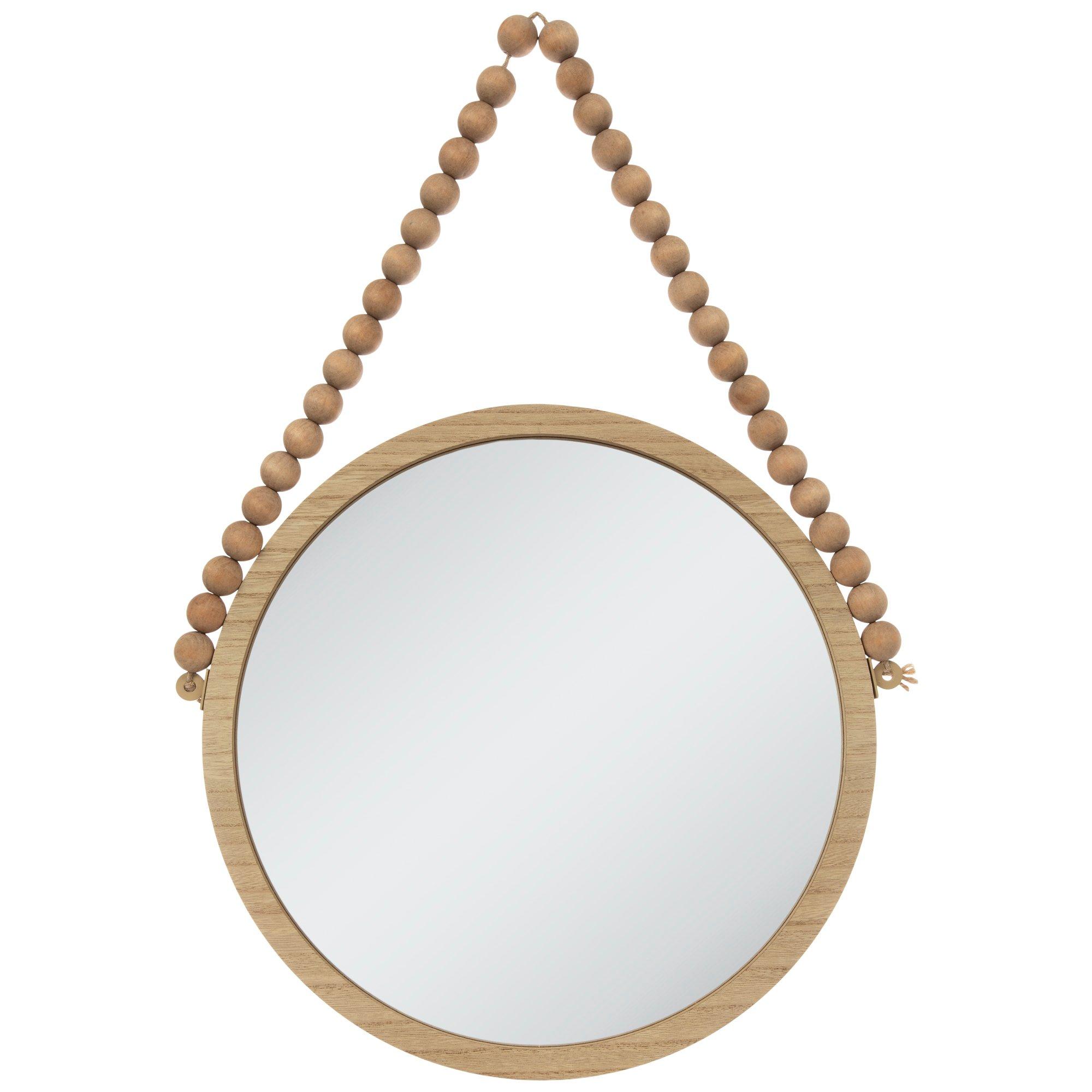 Beaded Wood Wall Mirror Hobby Lobby 2449593