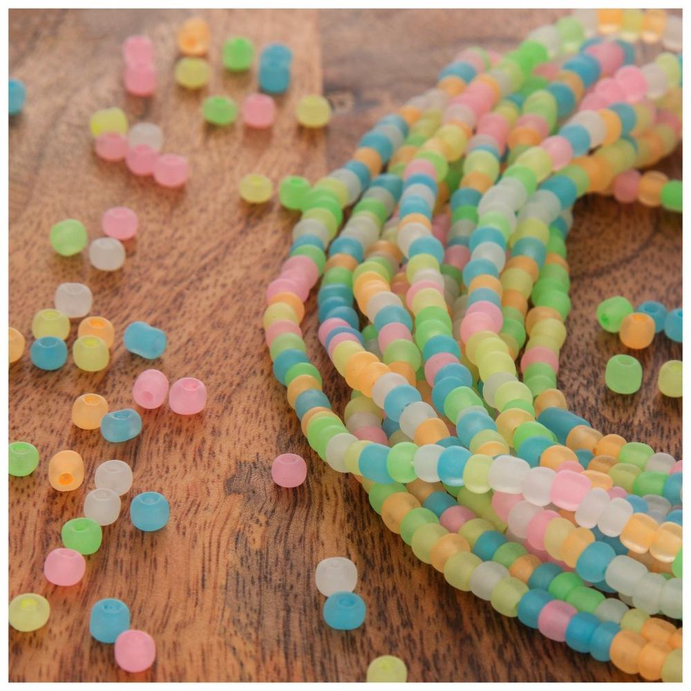Crafts Delica Beads Hobby Lobby Pastel Glow-In-The-Dark Seed