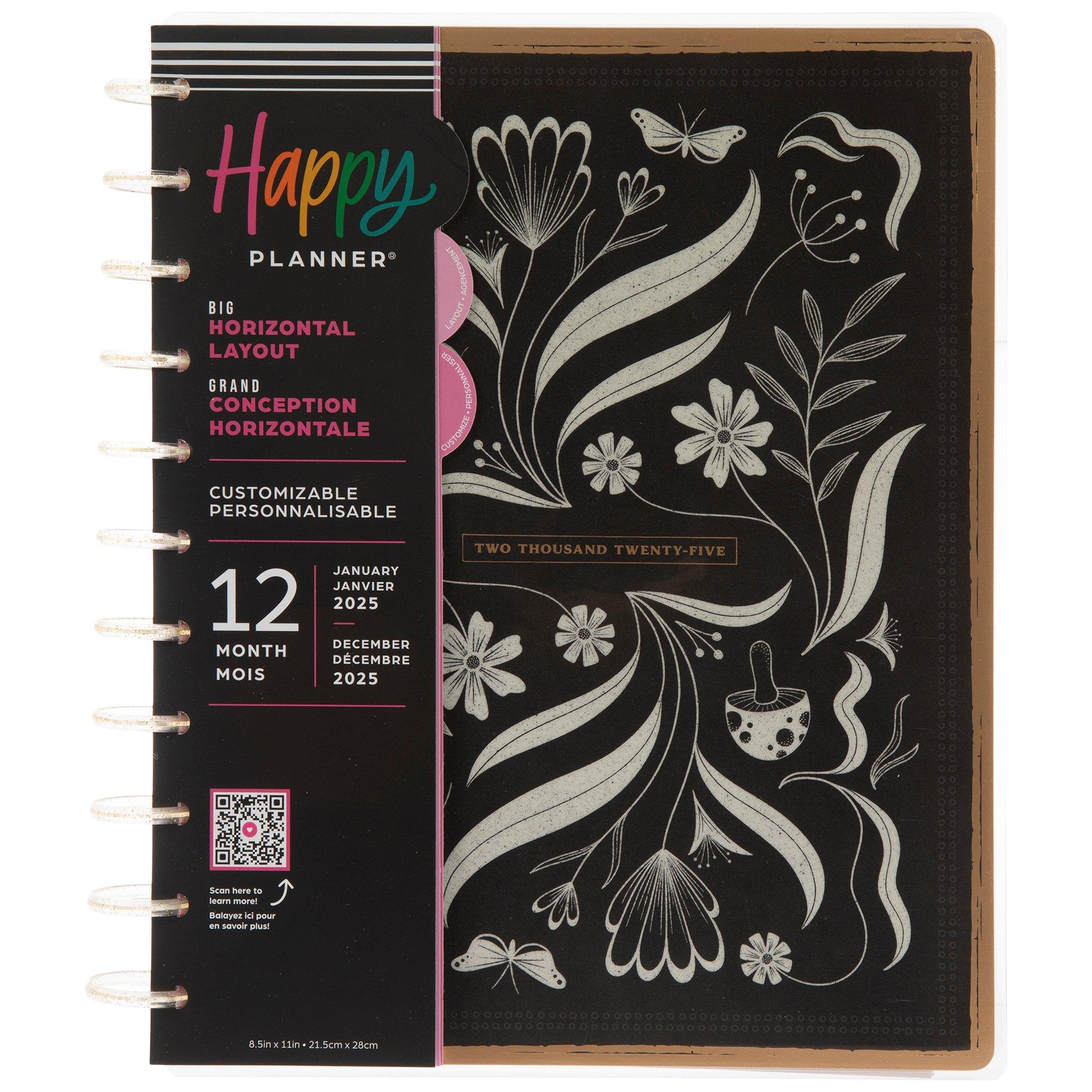 2025 Black Woodland Whisper Big Happy Planner Hobby Lobby 2451987