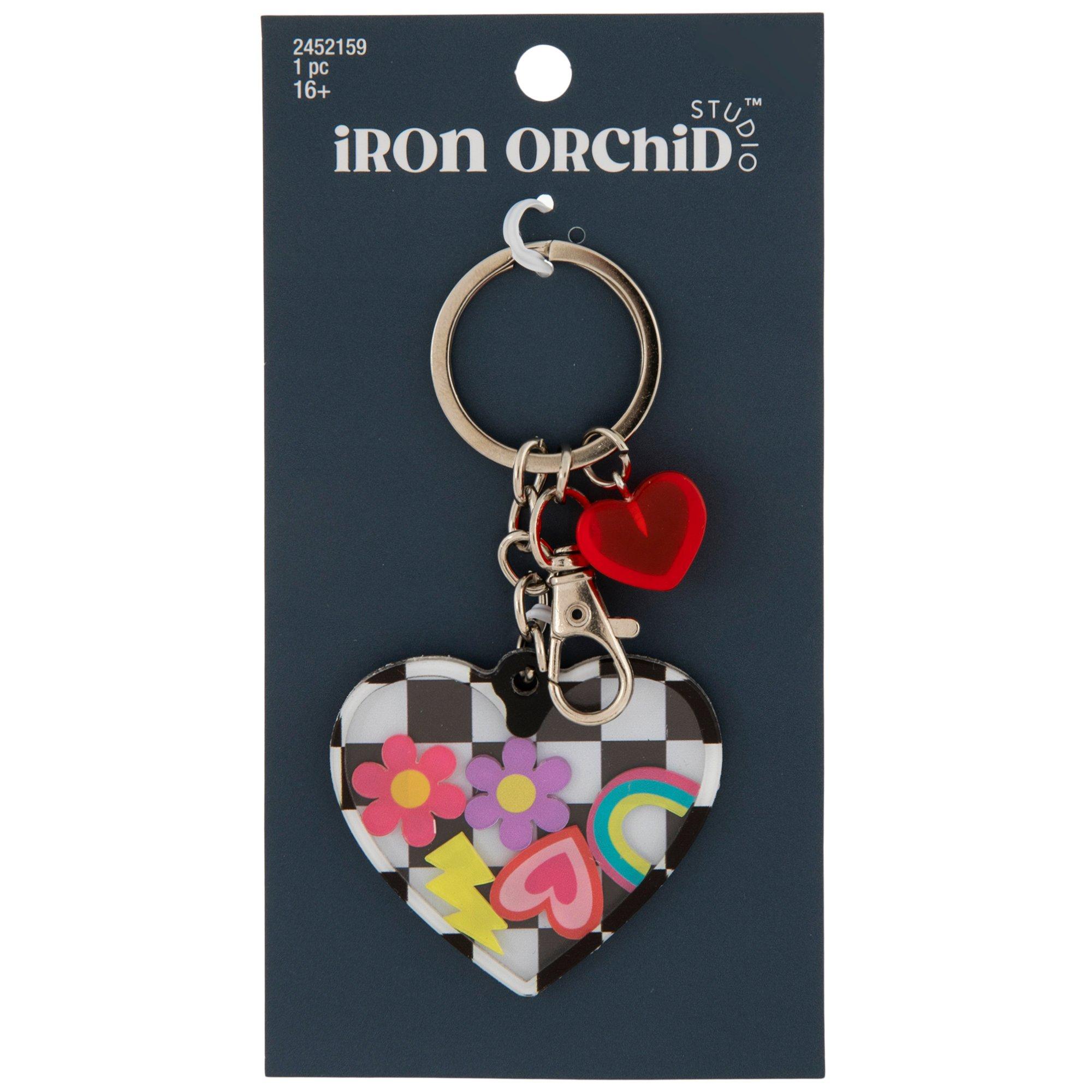 ☆Hei☆ daisy heart keyring Worn by Jo Ah-ram, Oh My Girl] Daisy Heart Keyring: White