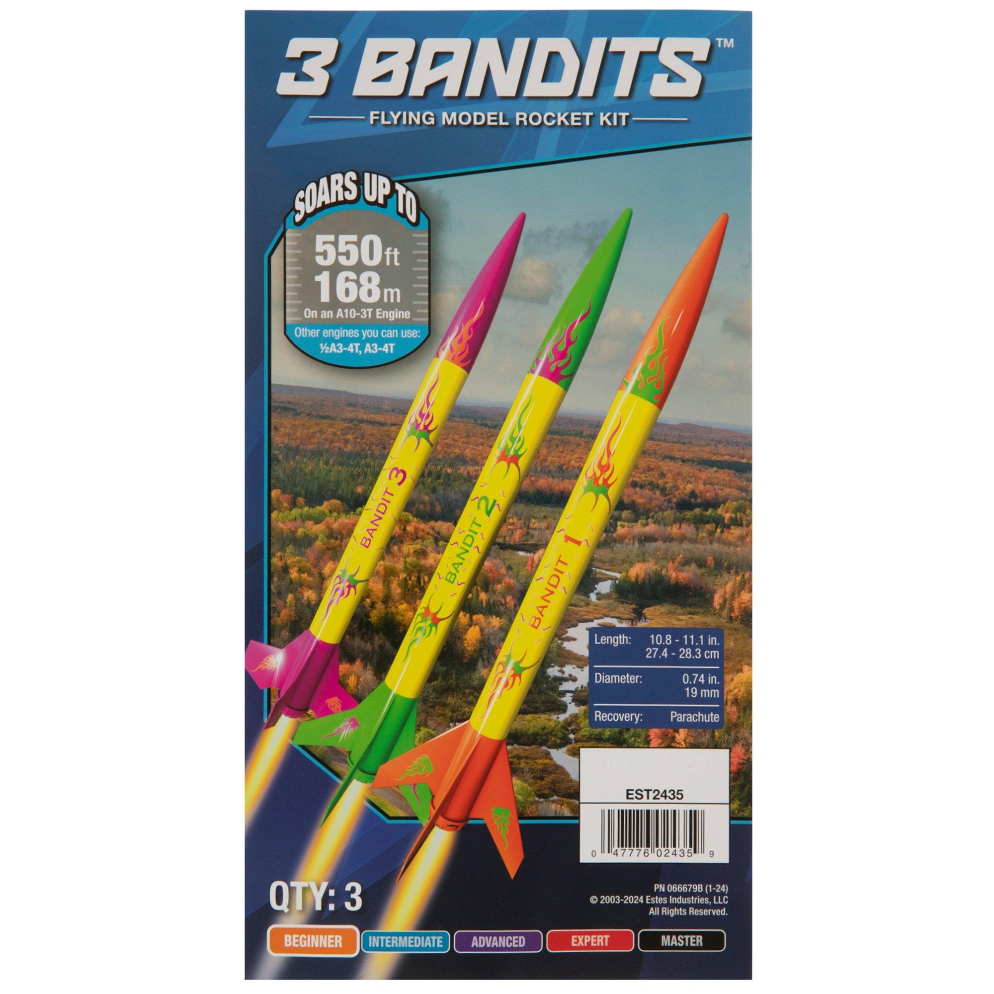 3 Bandits Model Rocket Kit Hobby Lobby 245258